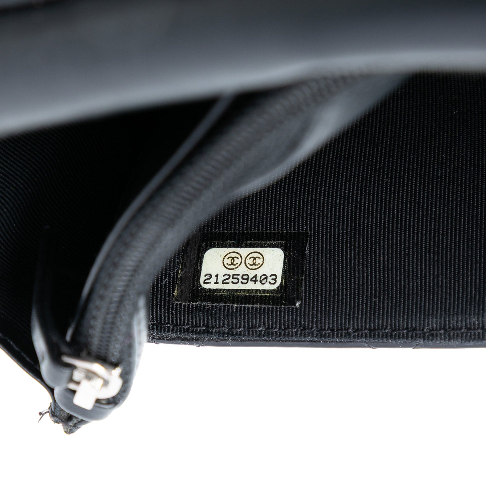 Chanel CC Quilted Patent Wallet On Chain