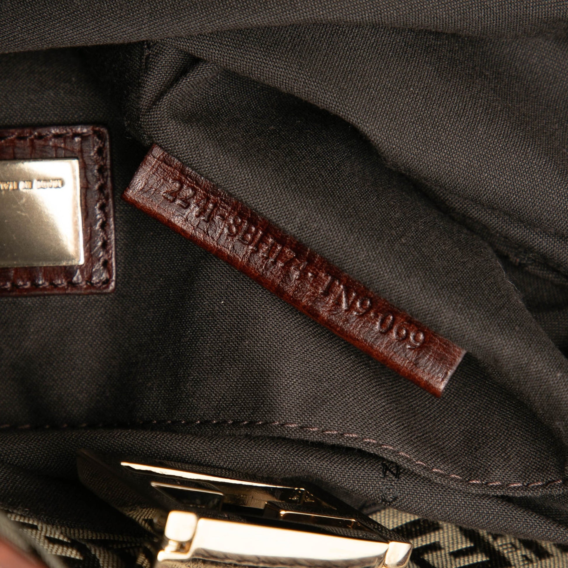 Fendi Zucchino Canvas Tote