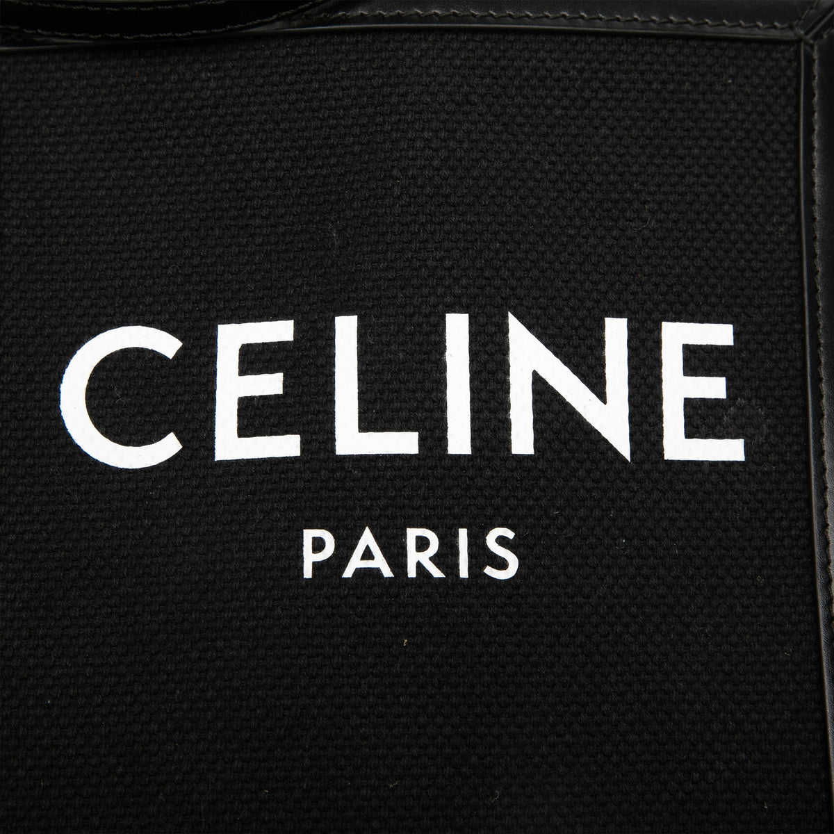 Celine Mini Canvas Vertical Cabas Tote