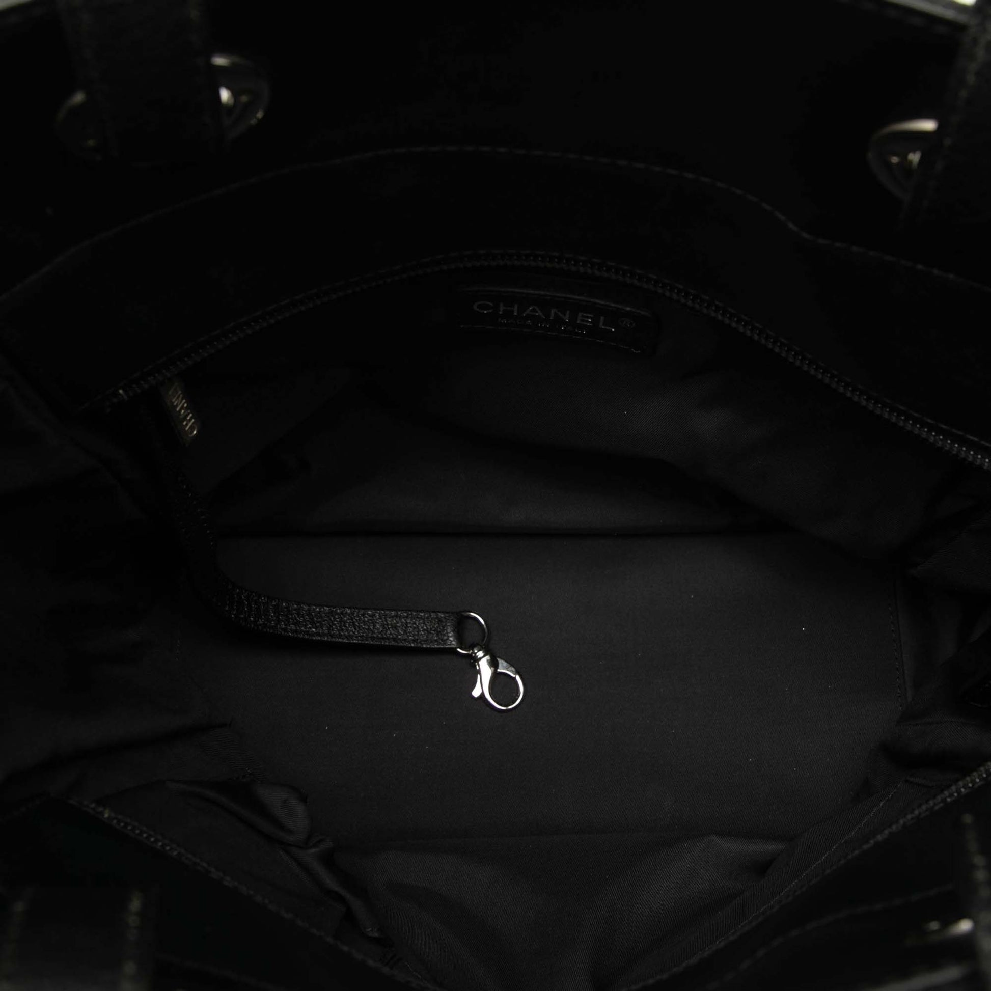 Chanel Small Quilted Coated Canvas Paris Biarritz Tote