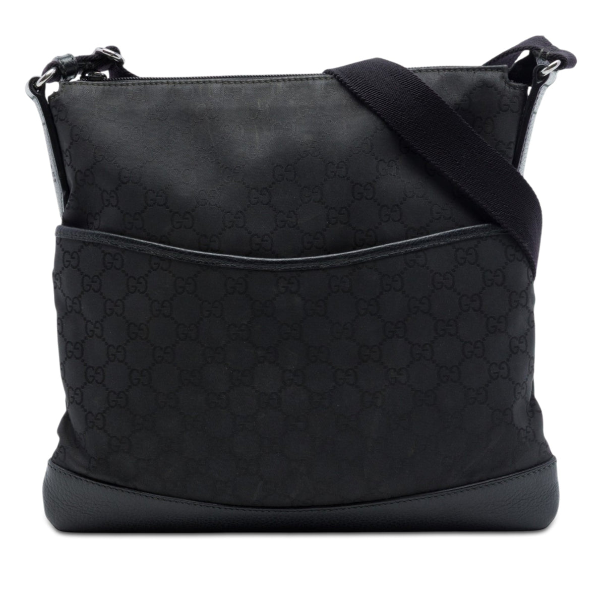 Gucci GG Nylon Flat Messenger Bag