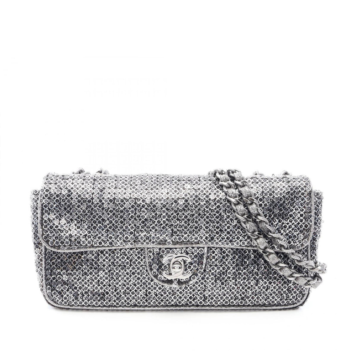 Chanel CC Sequins East West Flap