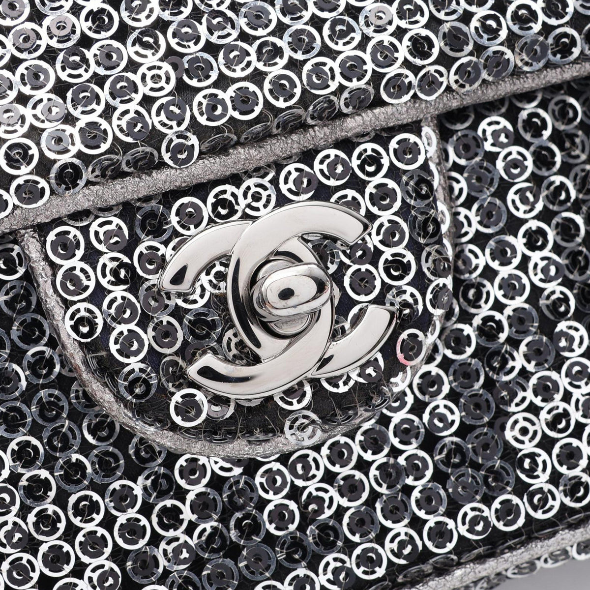 Chanel CC Sequins East West Flap