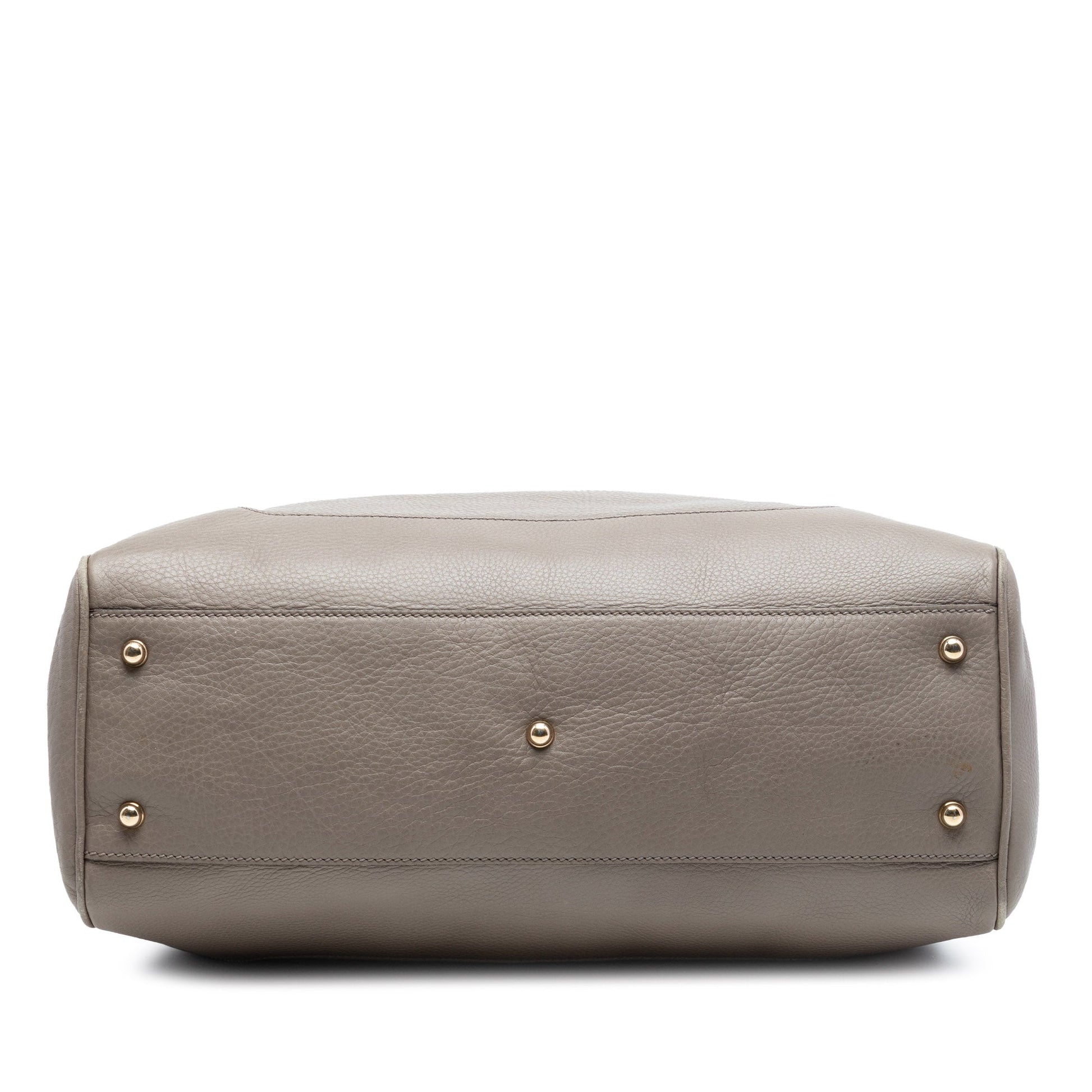 Gucci Calfskin Bamboo Diana Tote