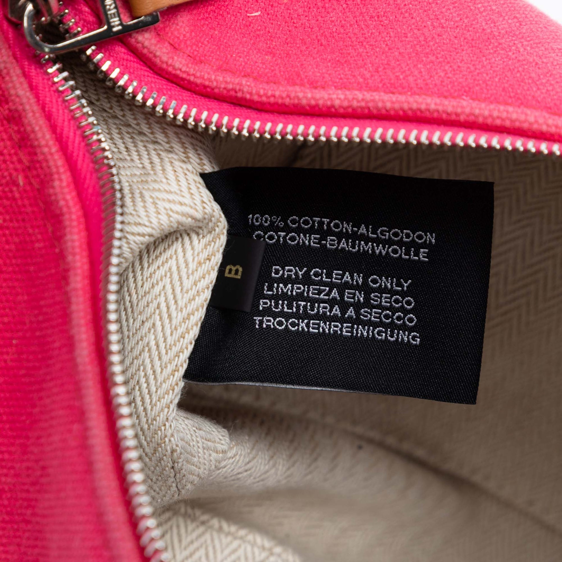 Hermès Small Toile Bride A Brac Case