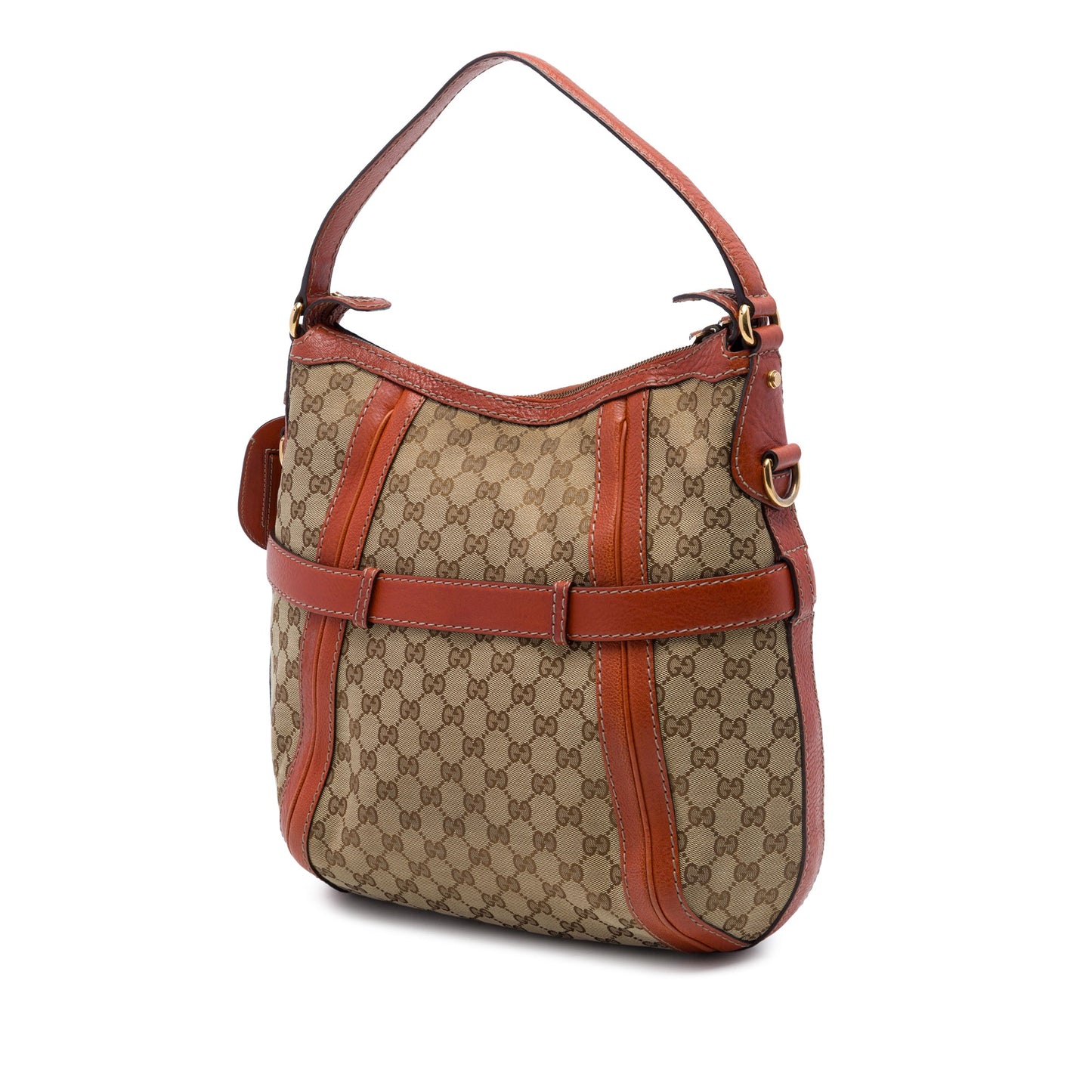 Gucci Medium GG Canvas Running Satchel