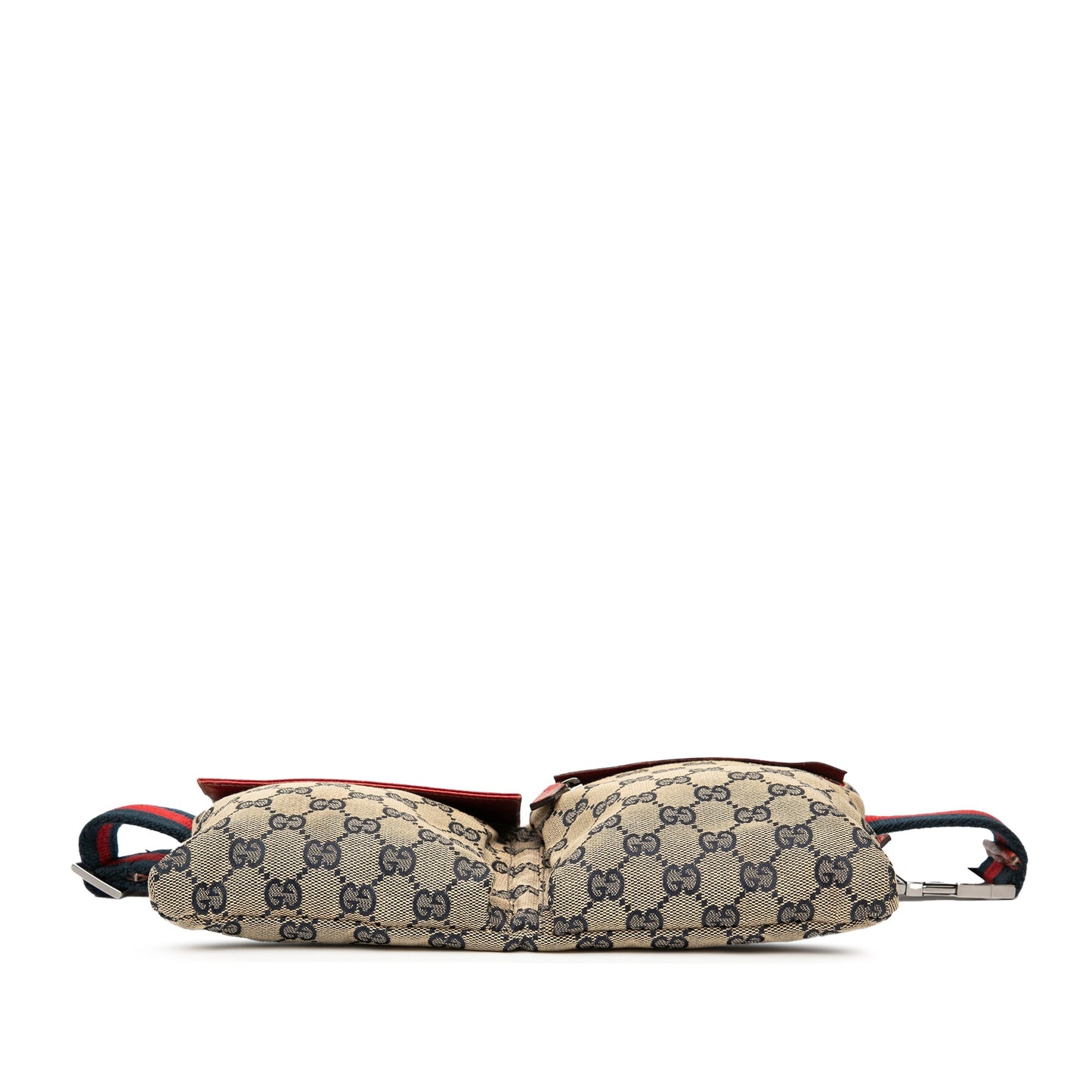 Gucci GG Canvas Web Double Pocket Belt Bag