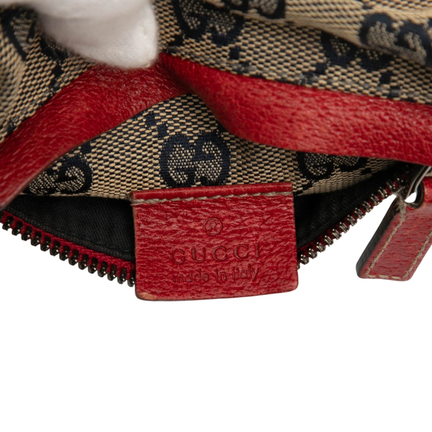 Gucci GG Canvas Web Double Pocket Belt Bag