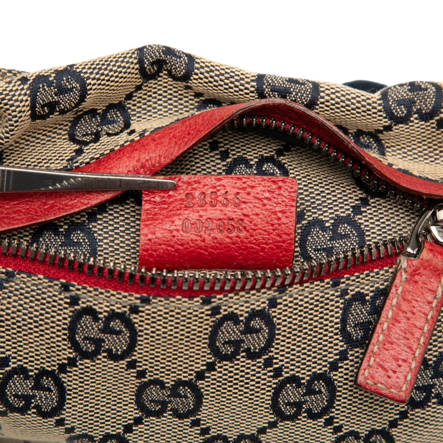 Gucci GG Canvas Web Double Pocket Belt Bag