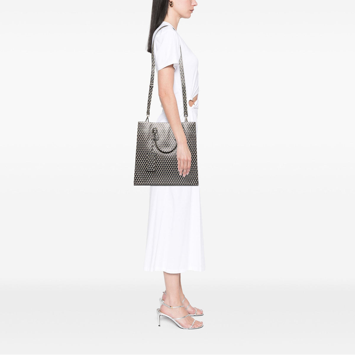 Prada Saffiano Stampato Shopping Tote