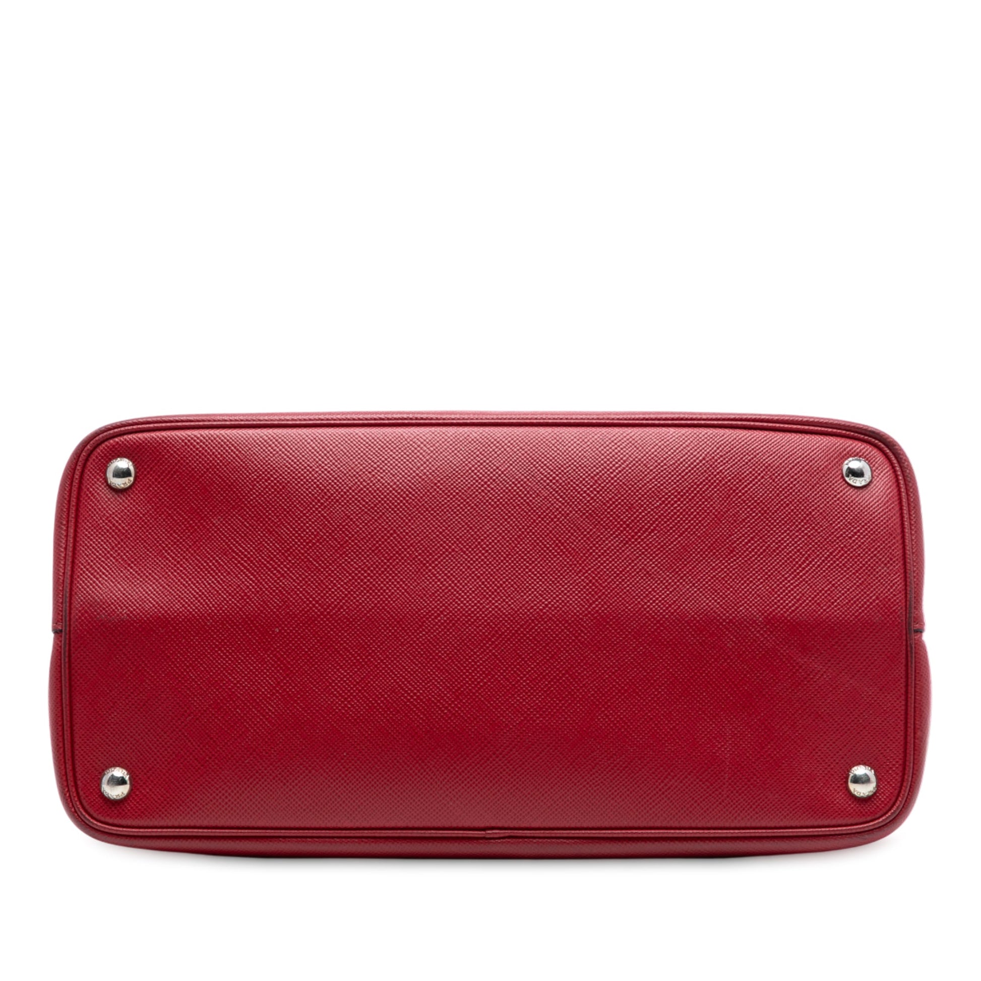 Prada Medium Saffiano Cuir Double Handle Satchel
