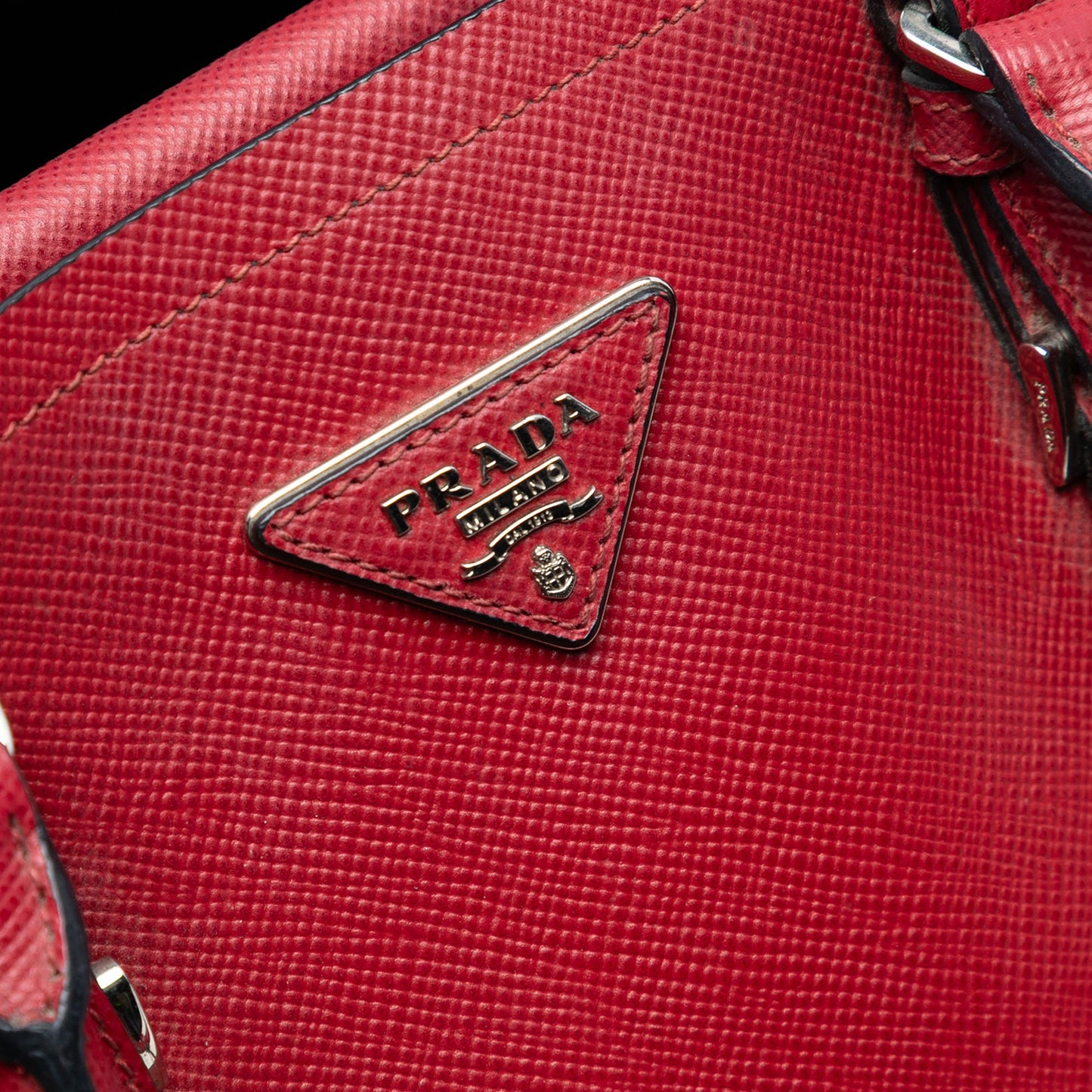 Prada Medium Saffiano Cuir Double Handle Satchel