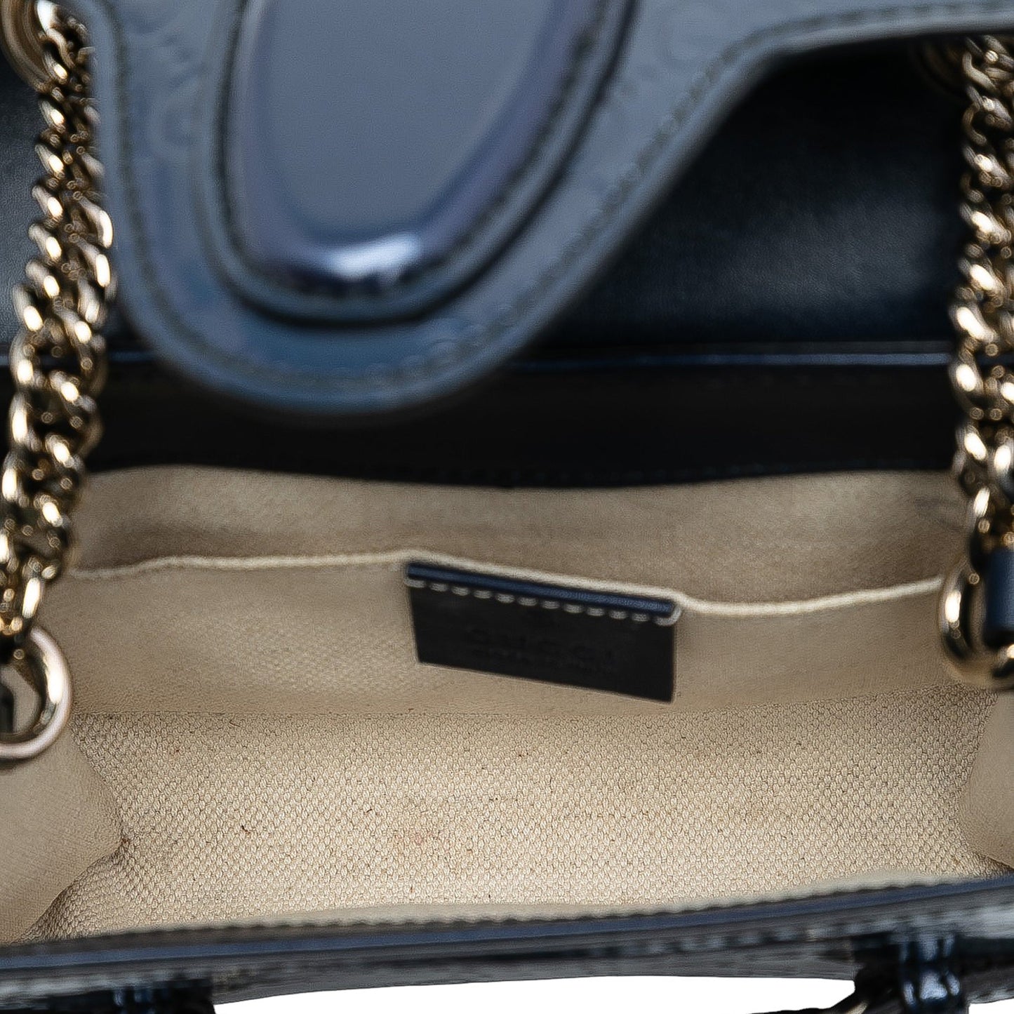 Gucci Mini Patent Guccissima Emily Crossbody