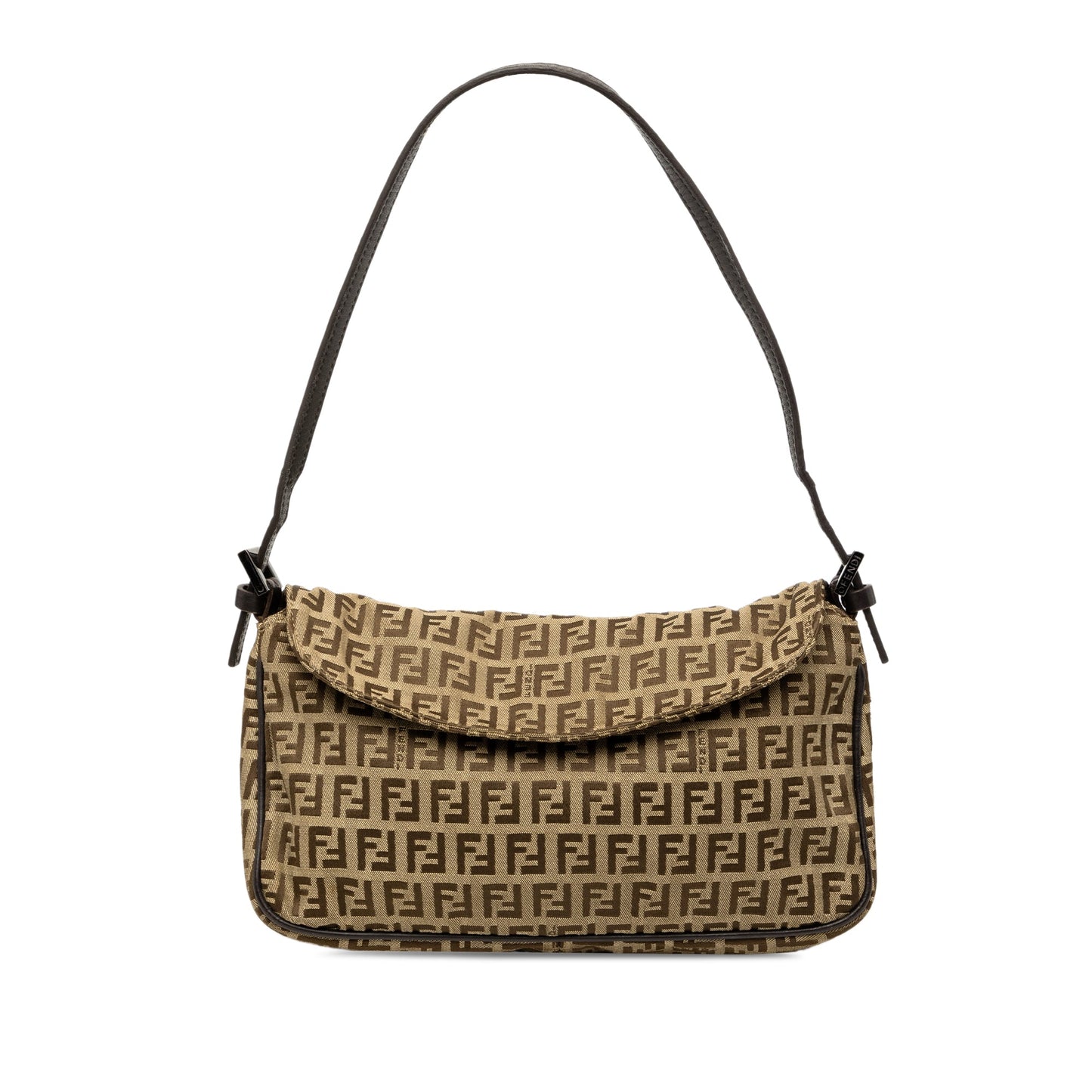 Fendi Zucchino Canvas Flap Pochette