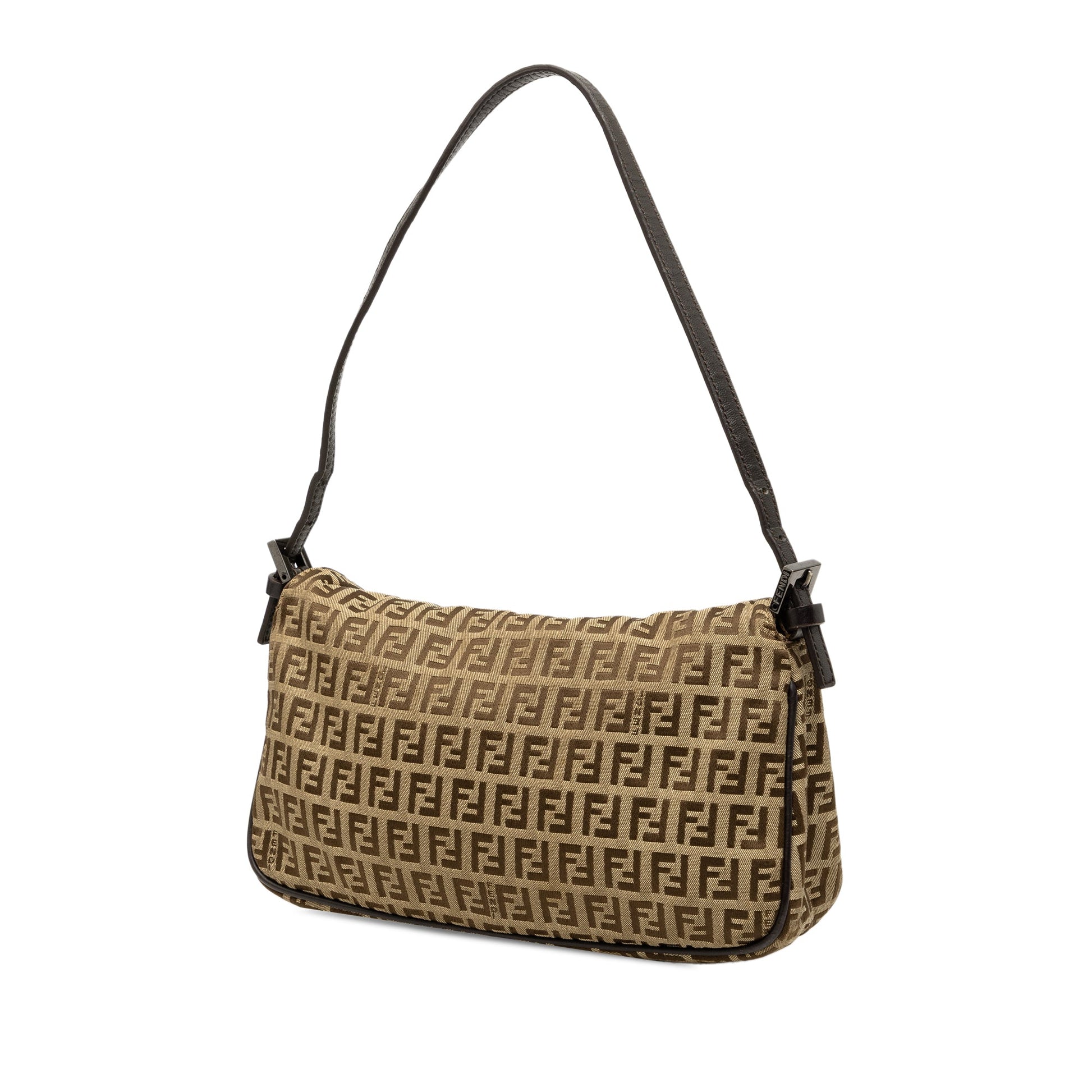 Fendi Zucchino Canvas Flap Pochette