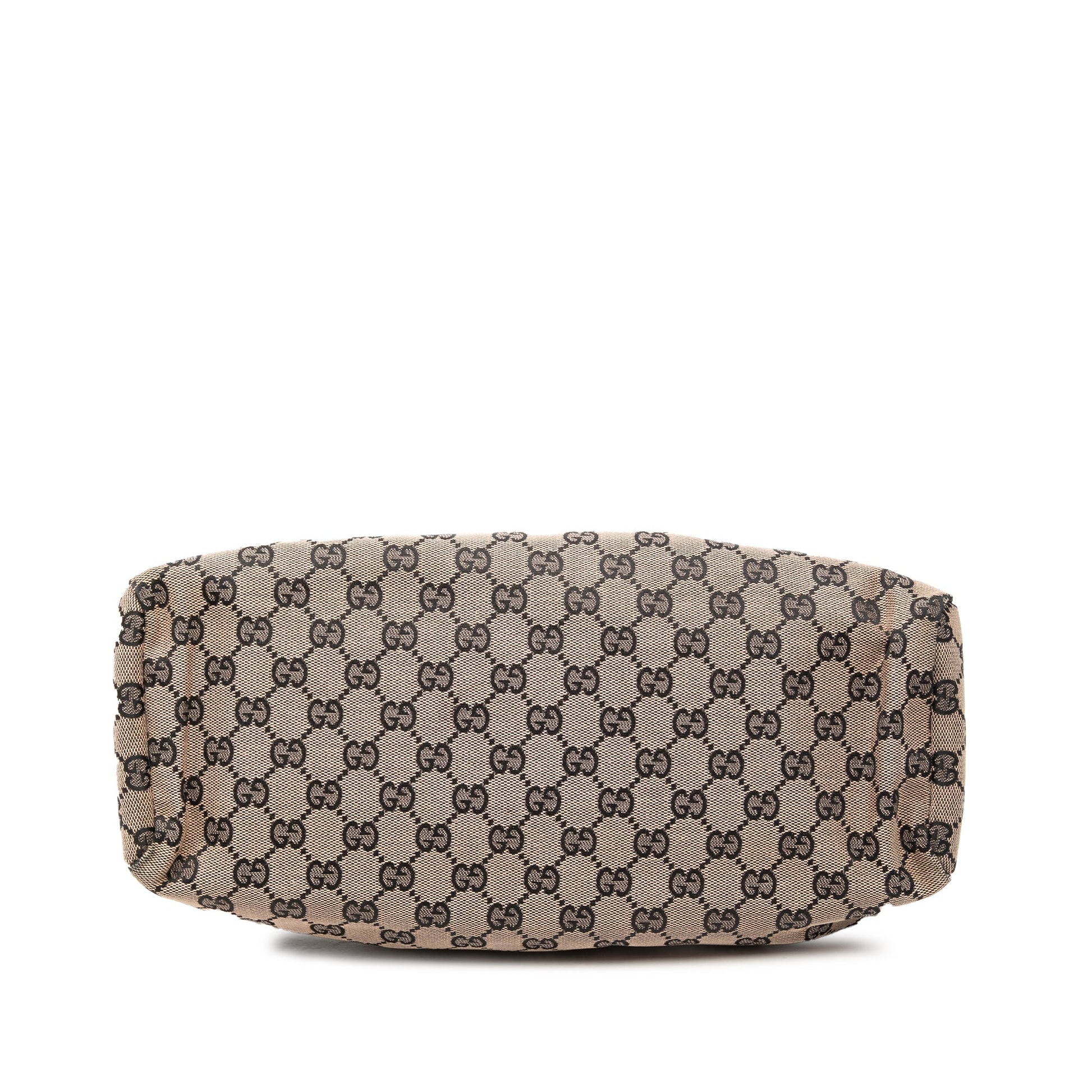 Gucci GG Canvas Wood Frame Handbag