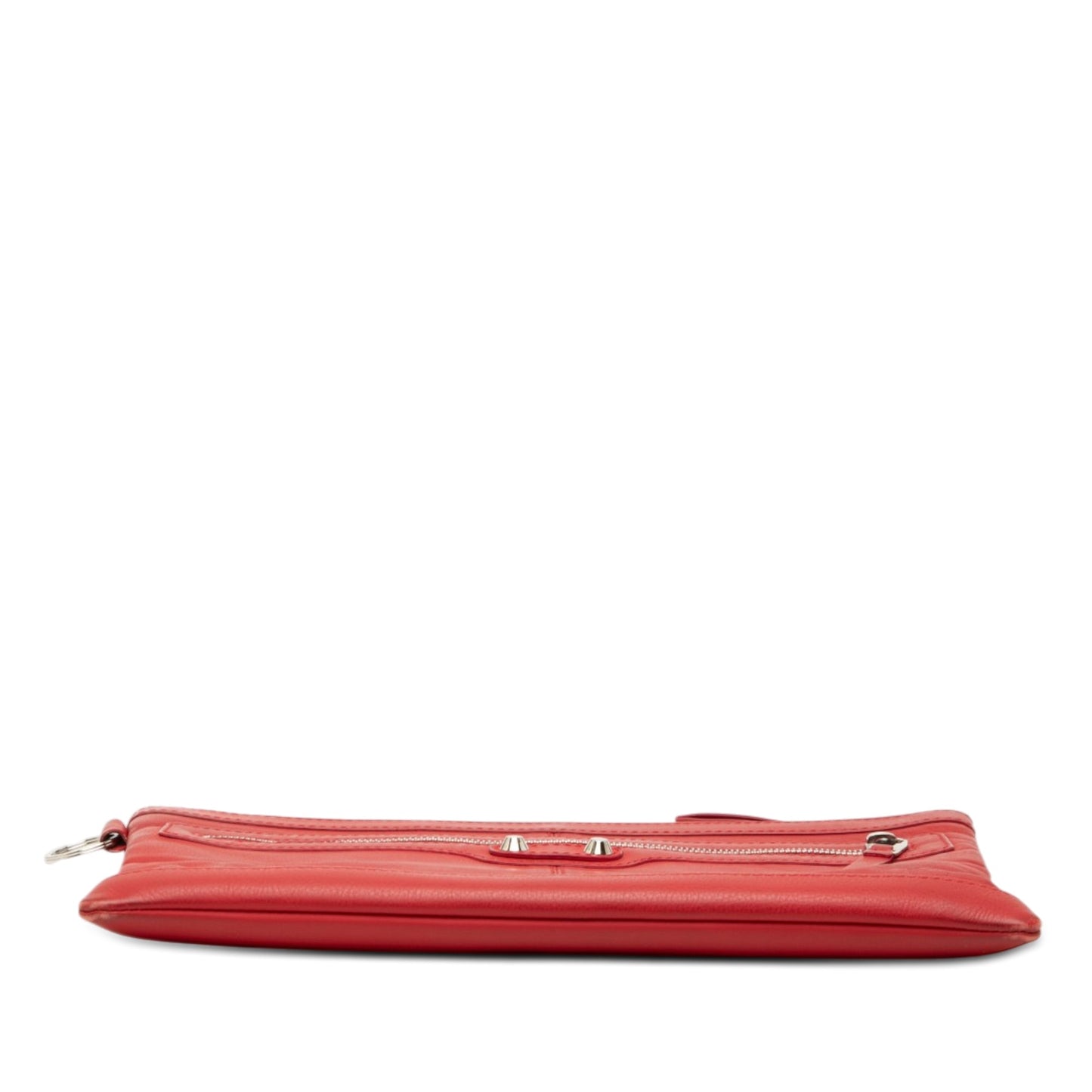 Balenciaga Lambskin Motocross Classic Clip M Clutch
