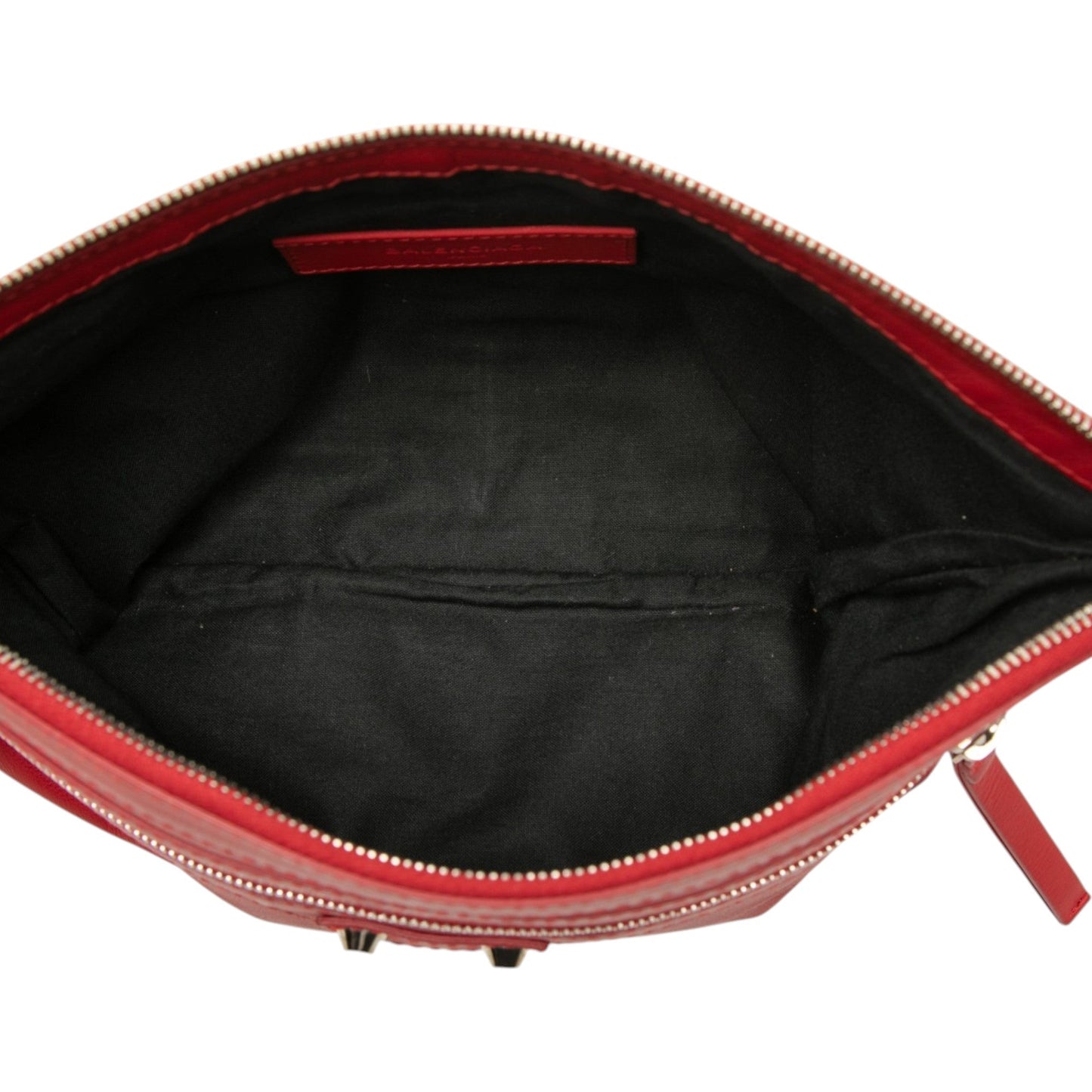 Balenciaga Lambskin Motocross Classic Clip M Clutch