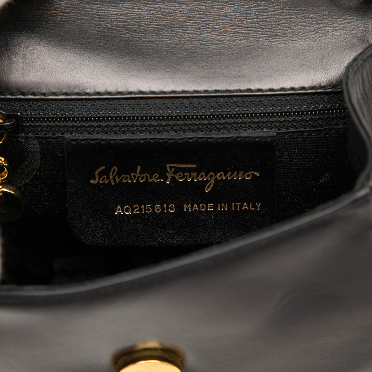 Ferragamo Mini Leather Gancini Convertible Chain Crossbody