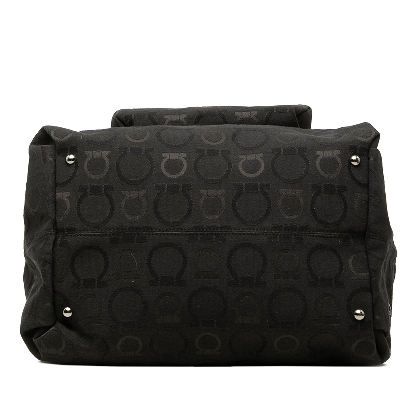 Ferragamo Gancini Canvas Tote