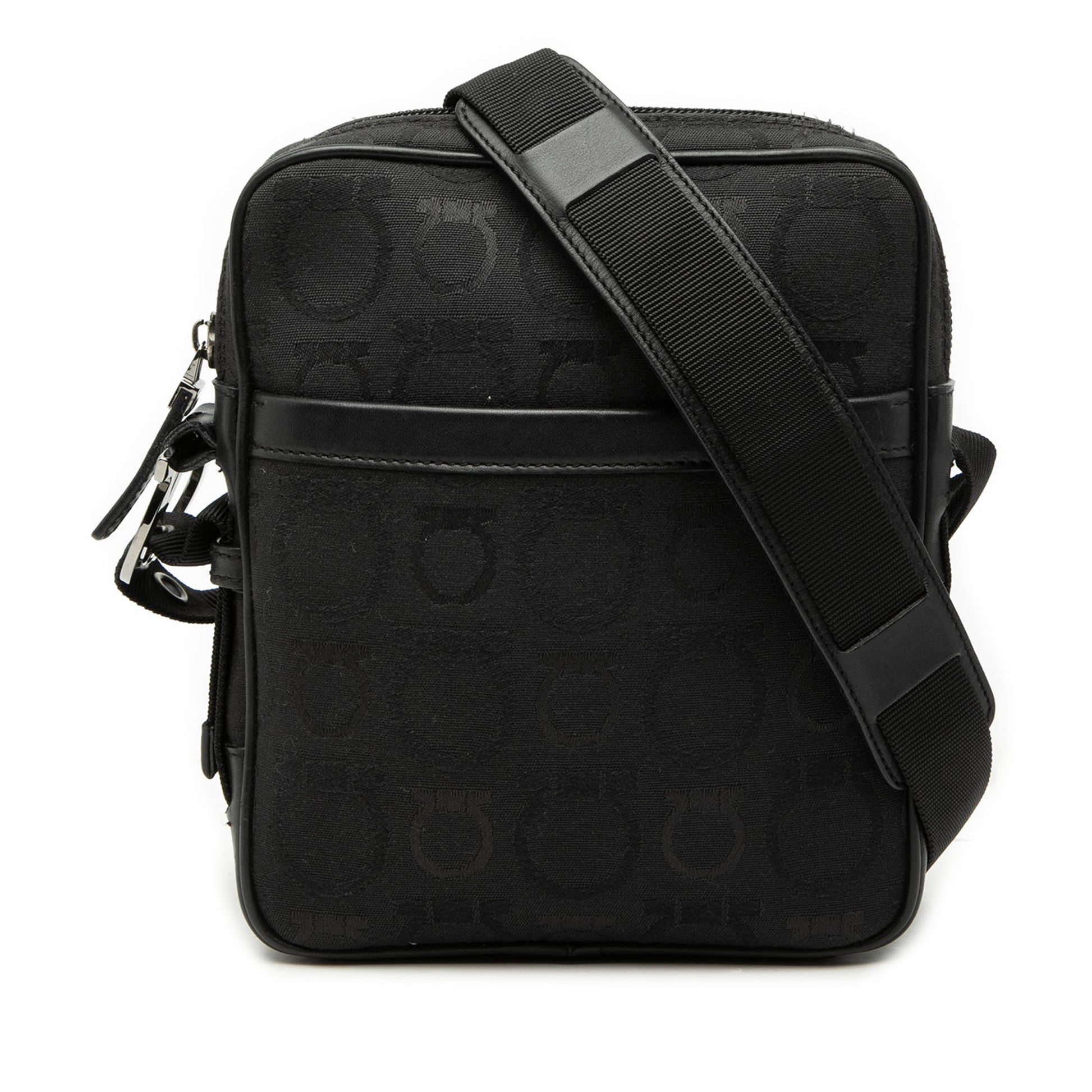 Ferragamo Gancini Canvas Crossbody