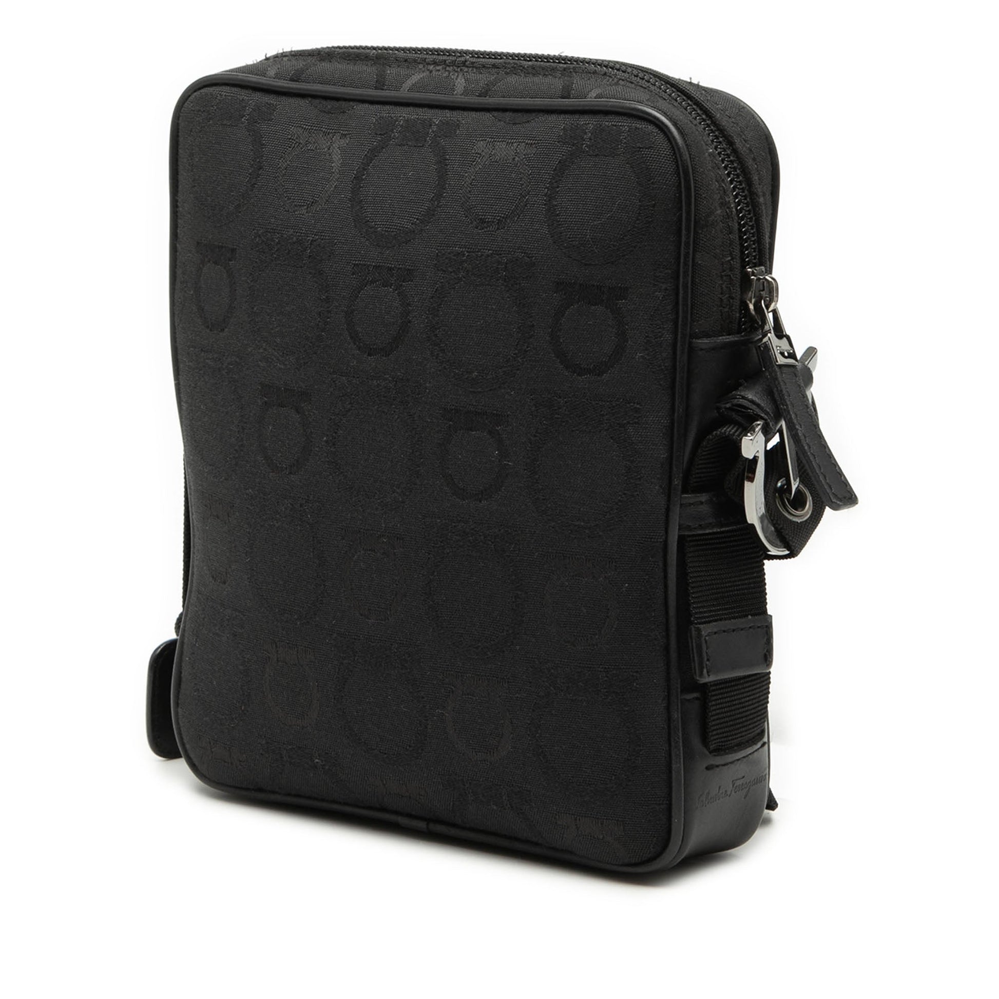 Ferragamo Gancini Canvas Crossbody