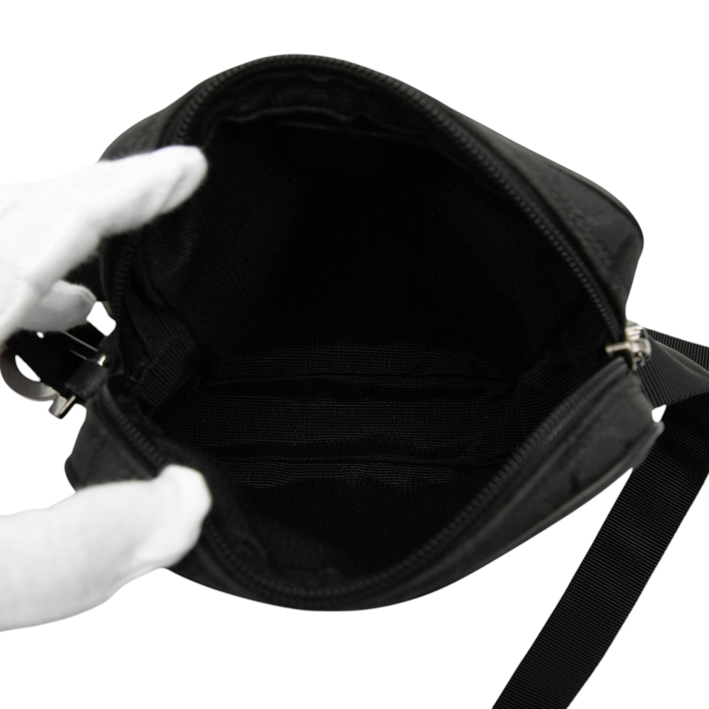 Ferragamo Gancini Canvas Crossbody