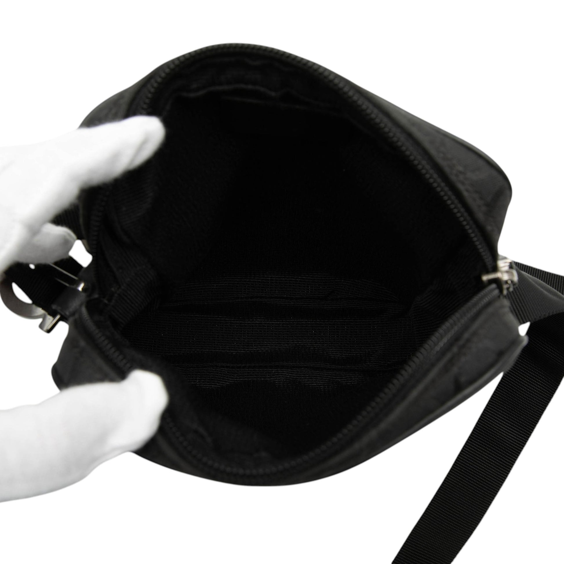 Ferragamo Gancini Canvas Crossbody