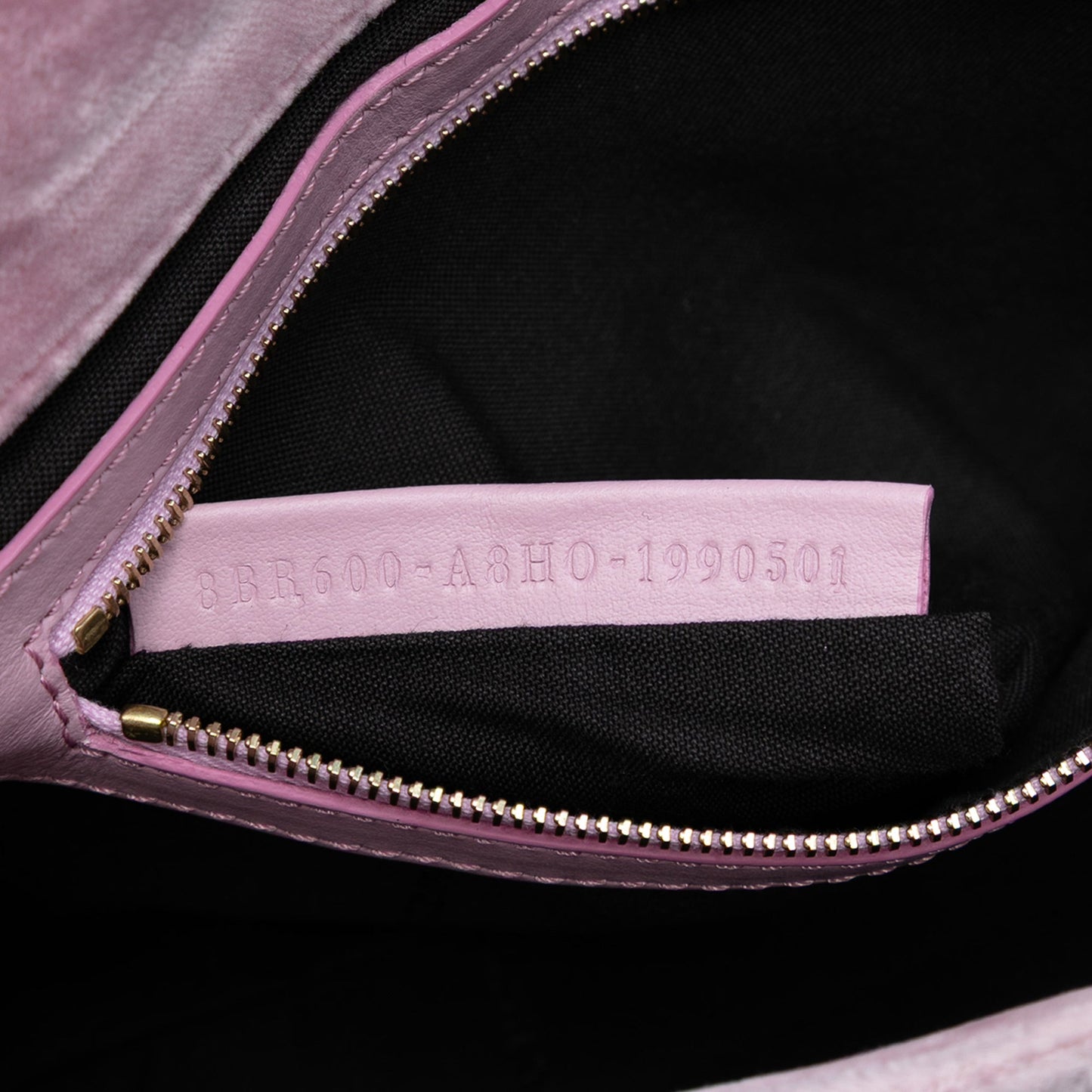 Fendi Zucca Embossed Velvet Baguette Satchel