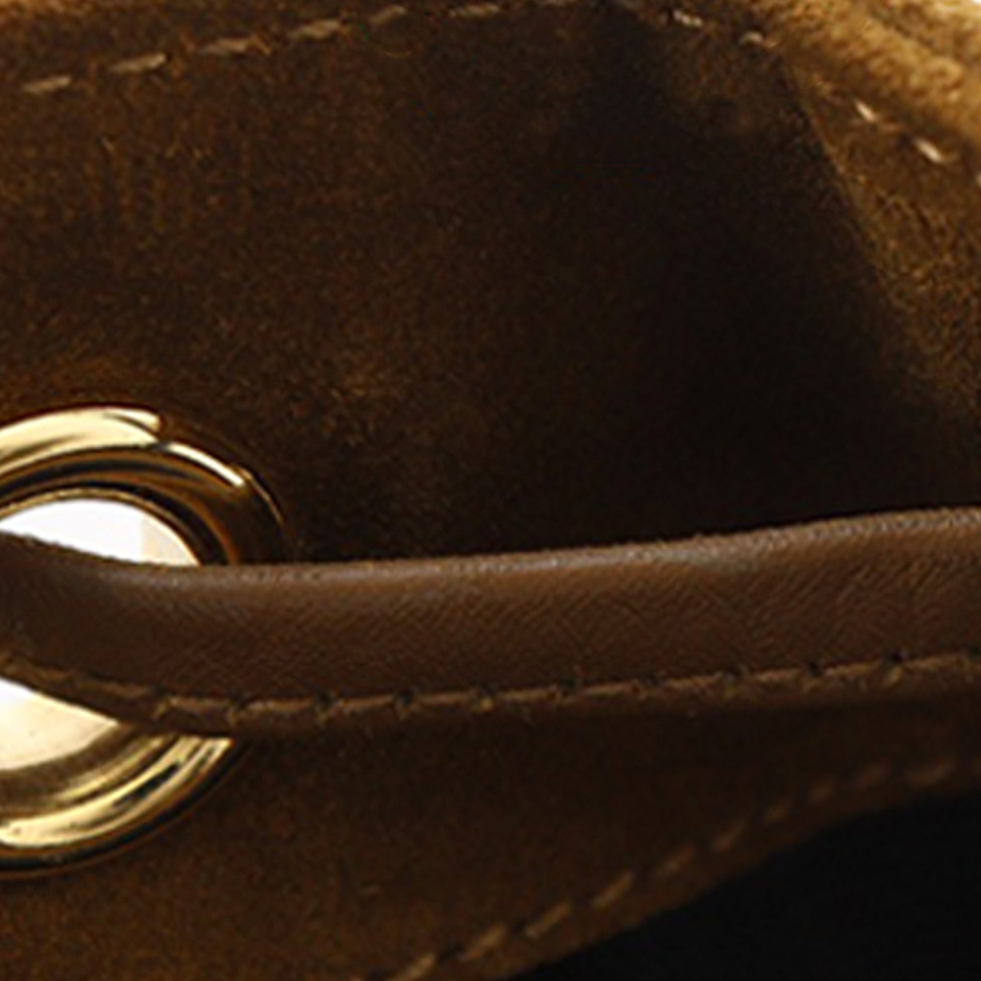 Ferragamo Stitched Suede Tassel Crossbody