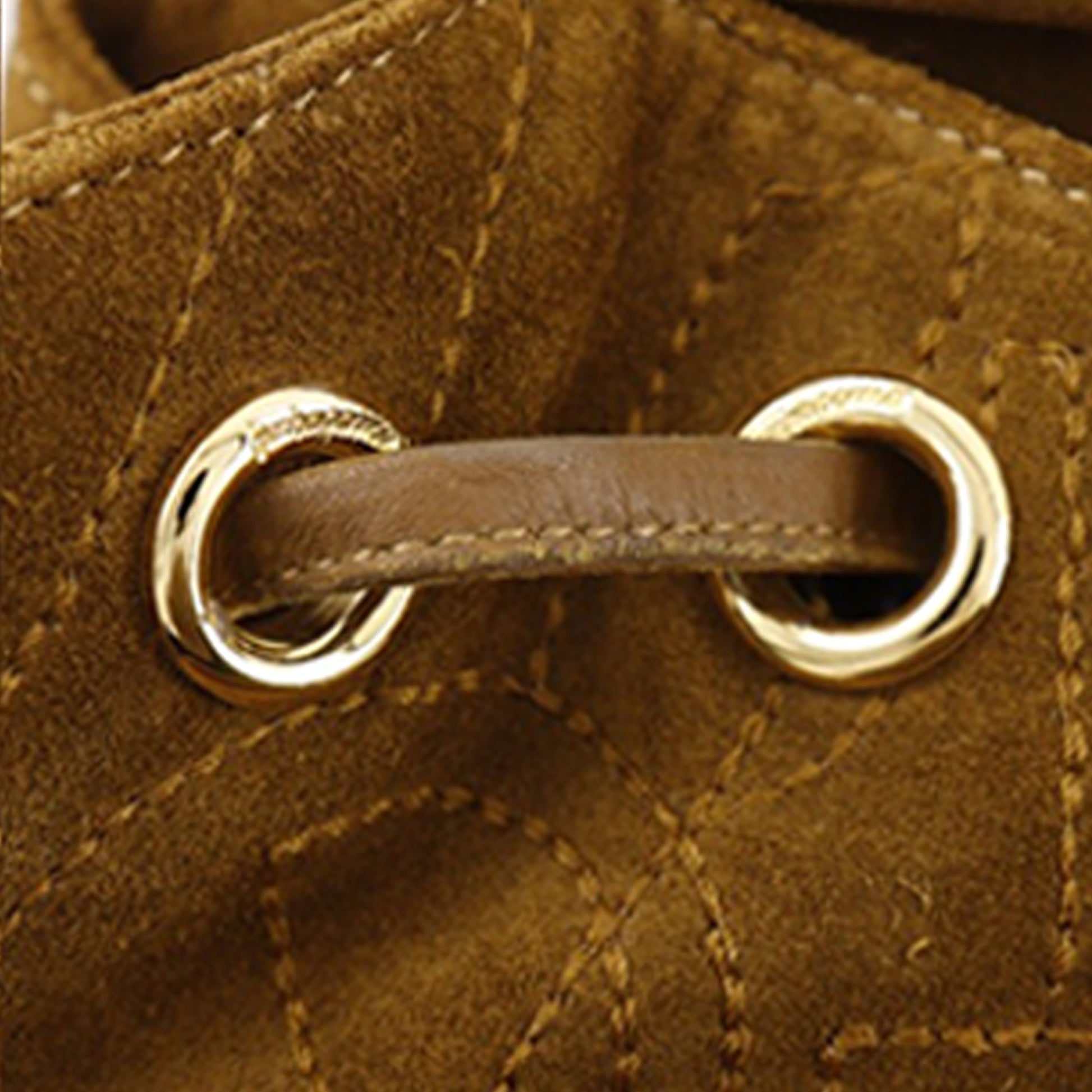 Ferragamo Stitched Suede Tassel Crossbody