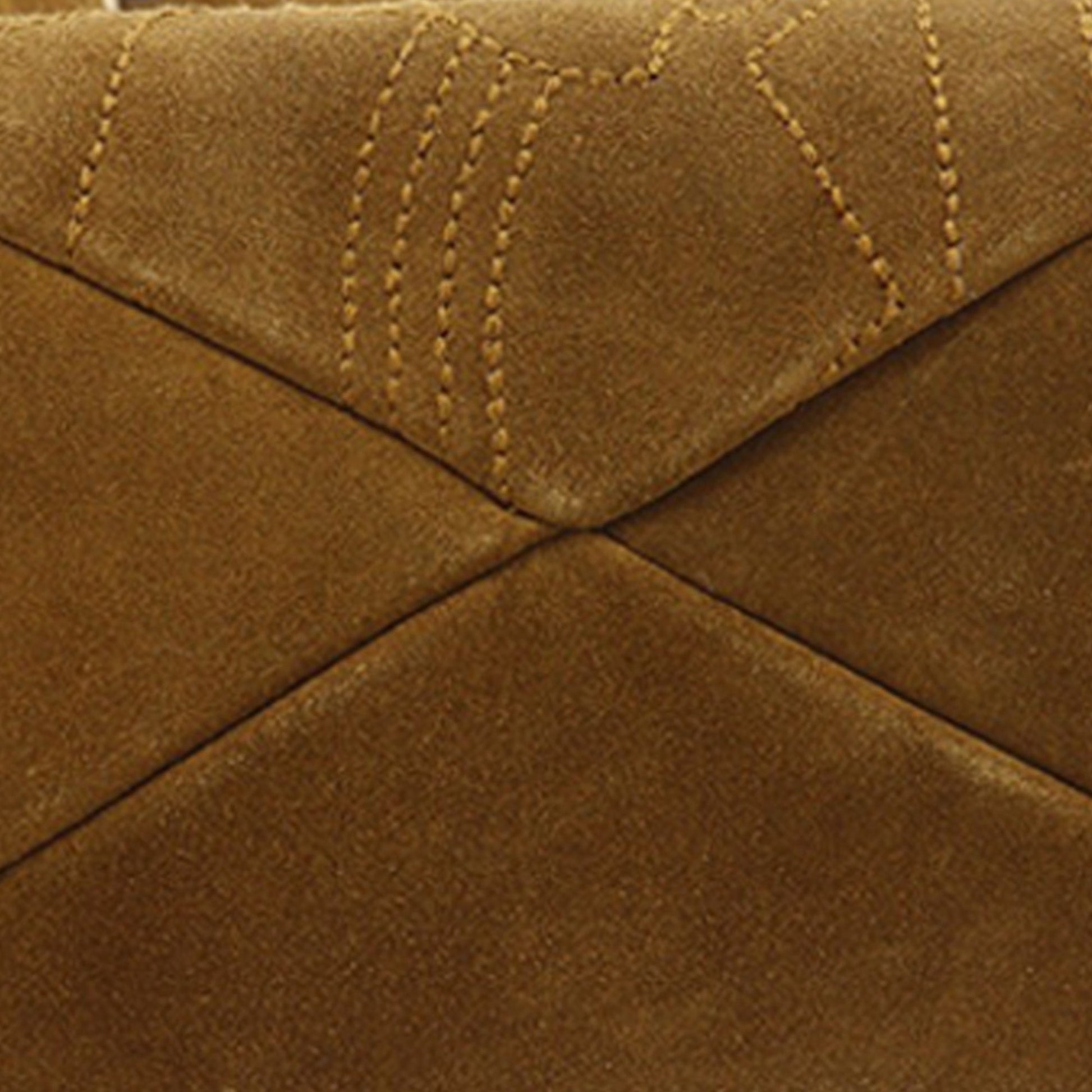 Ferragamo Stitched Suede Tassel Crossbody