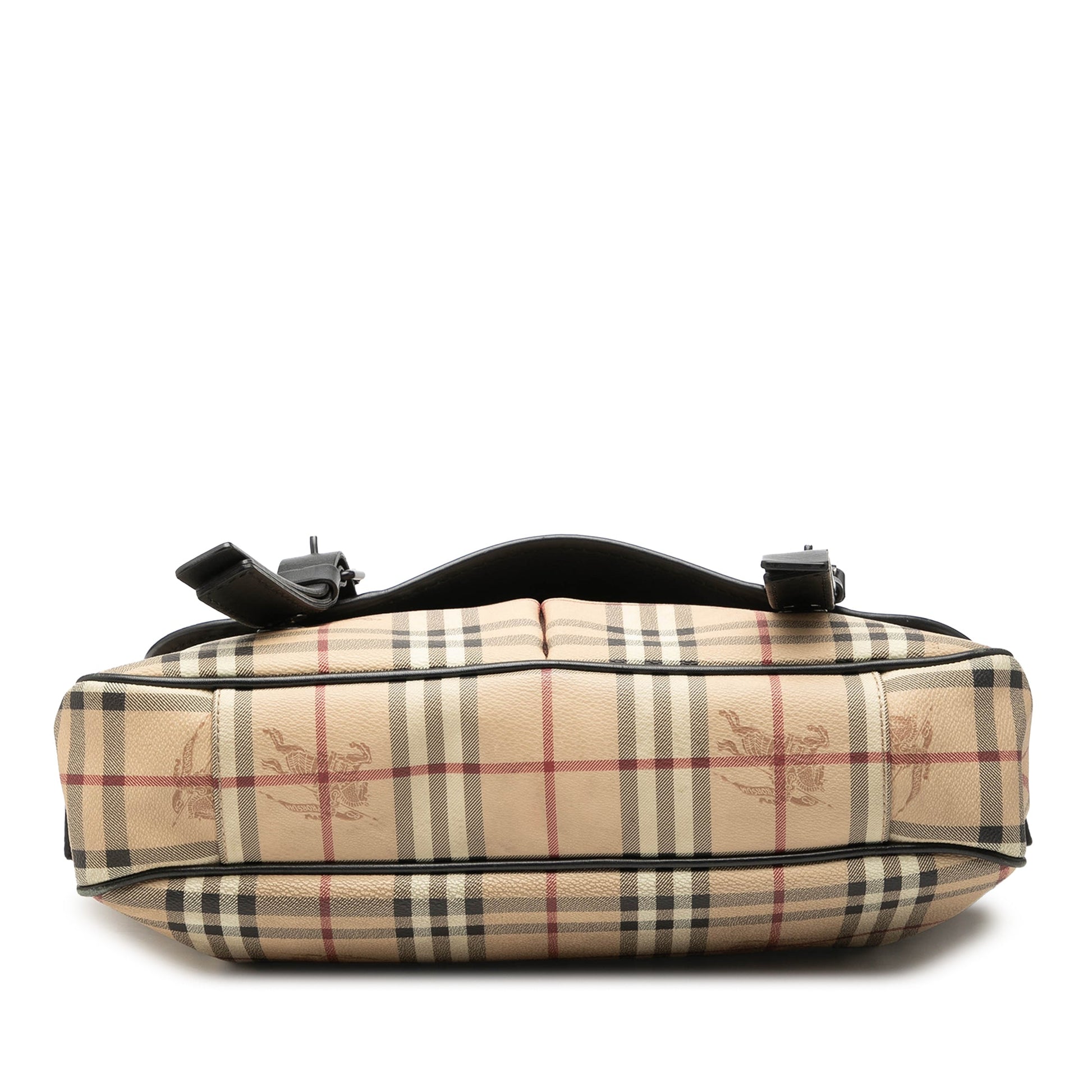 Burberry Haymarket Check Coated Canvas Messenger Bag