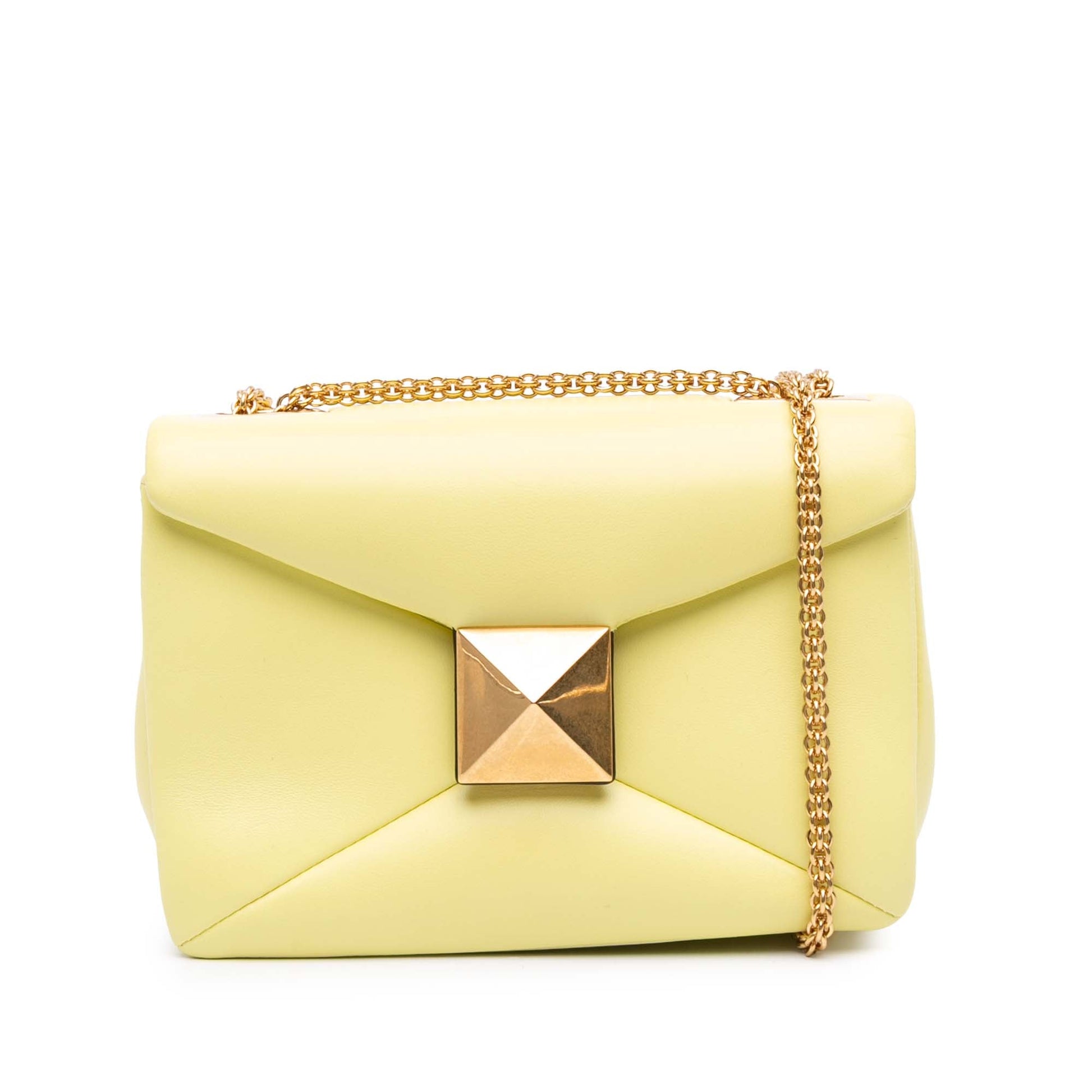 Valentino Nappa One Stud Chain Shoulder Bag