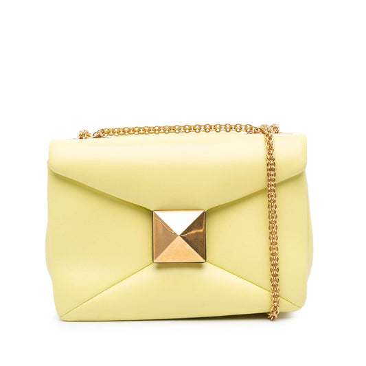 Valentino Nappa One Stud Chain Shoulder Bag