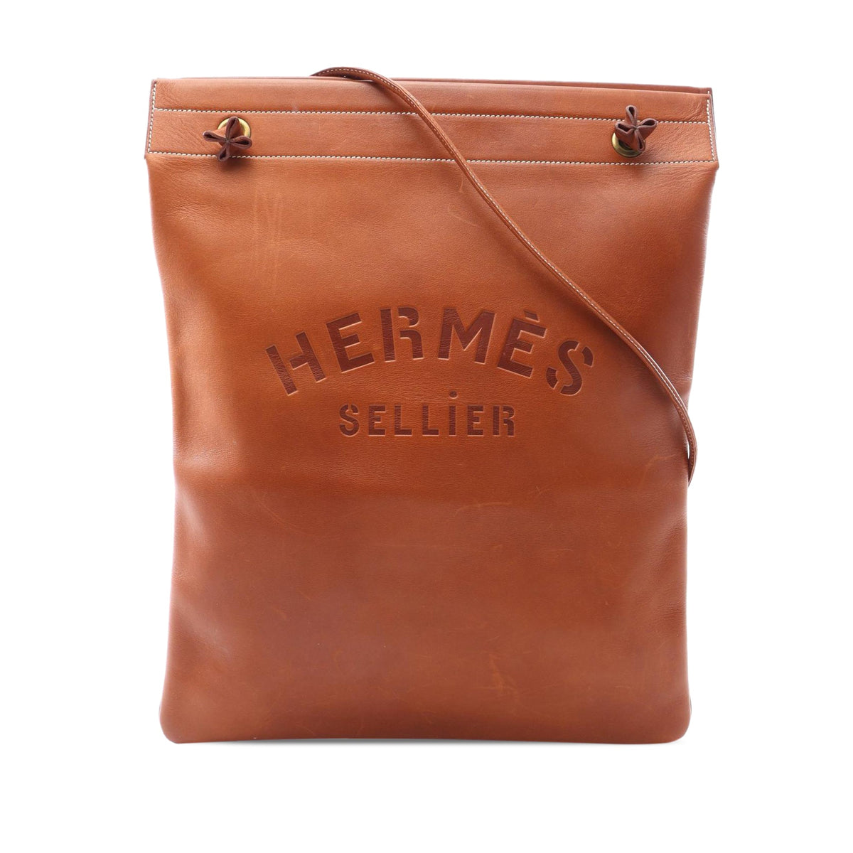 Hermès Barenia Aline GM — Brown