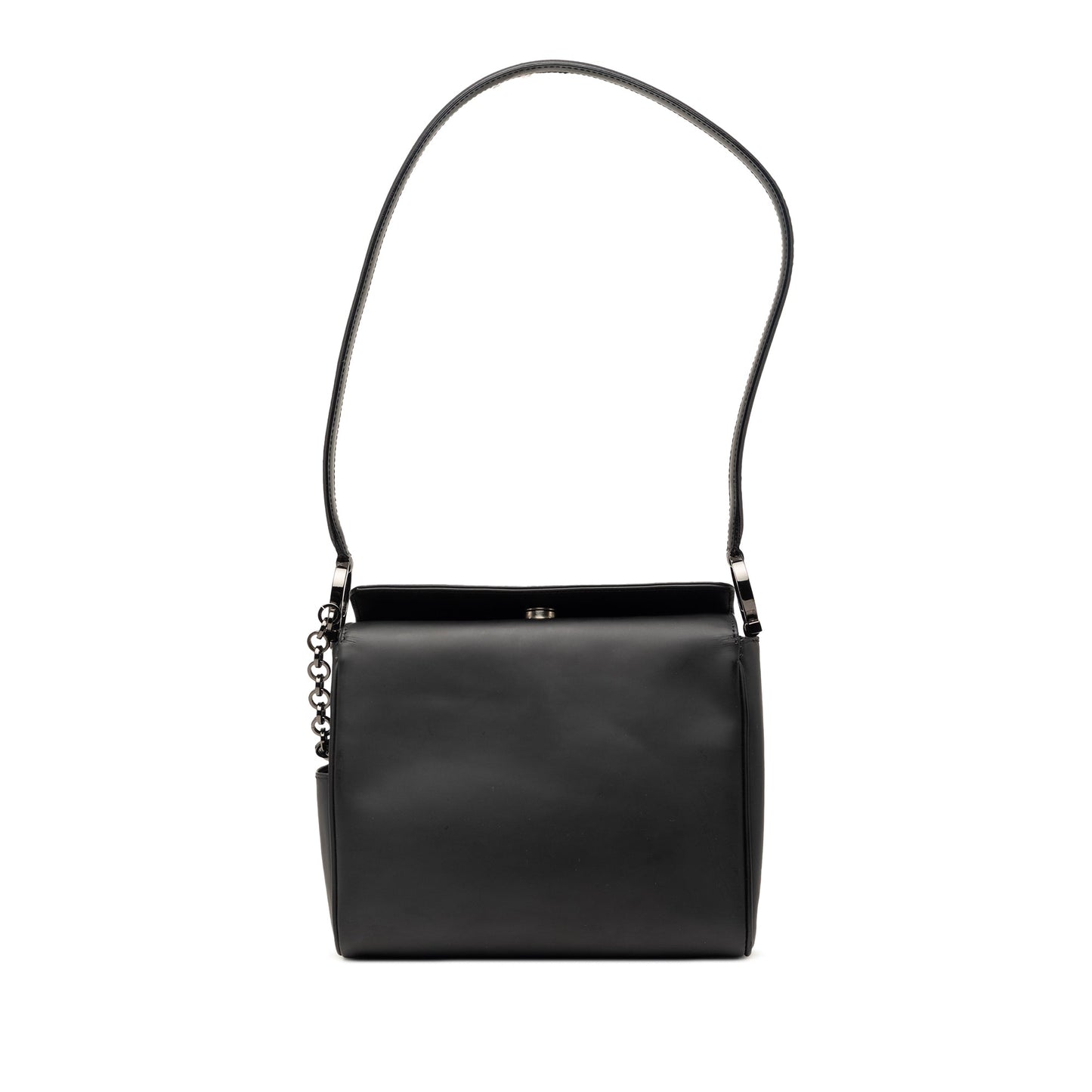 Ferragamo Leather Gancini Shoulder Bag