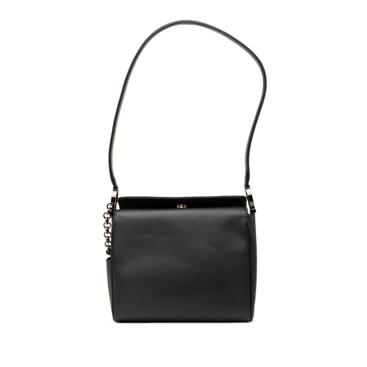 Ferragamo Leather Gancini Shoulder Bag