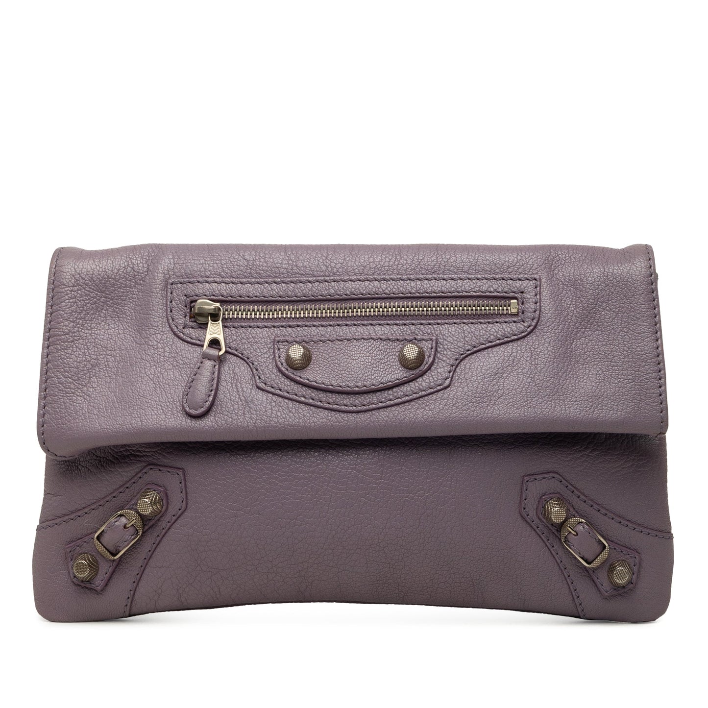 Balenciaga Goatskin Motocross Giant 12 Envelope Clutch