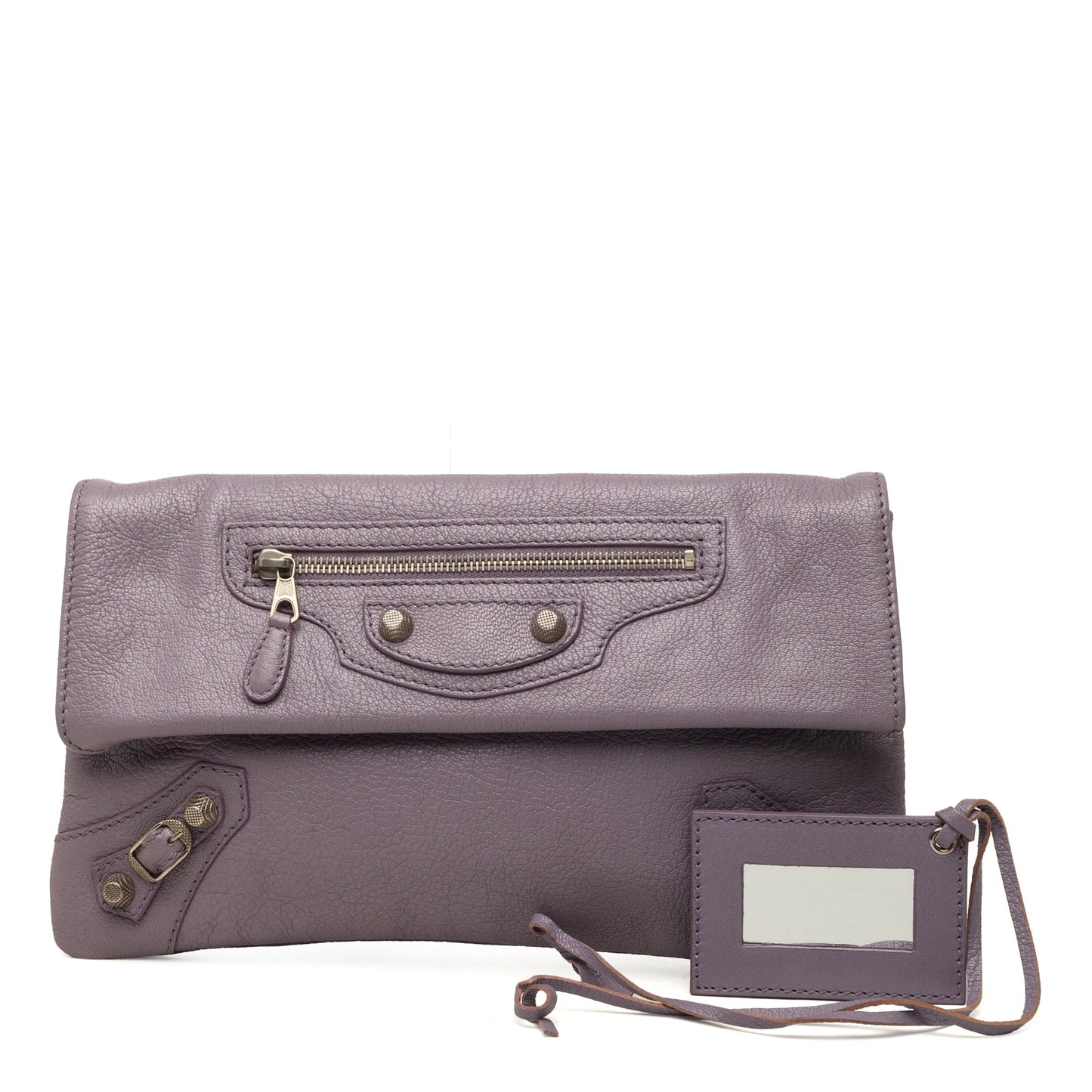 Balenciaga Goatskin Motocross Giant 12 Envelope Clutch