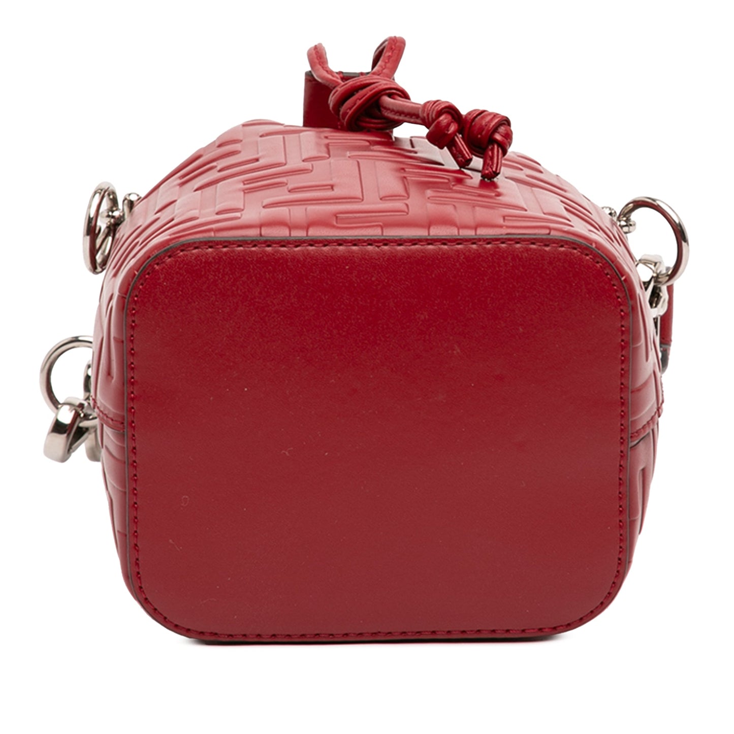 Fendi Mini Zucca Embossed Leather Mon Tresor Bucket Bag