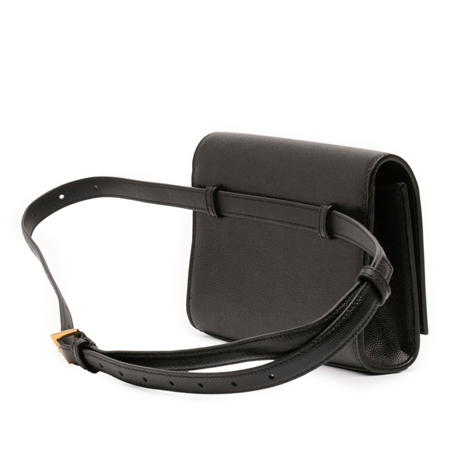 Saint Laurent Grain de Poudre Leather Kate Belt Bag