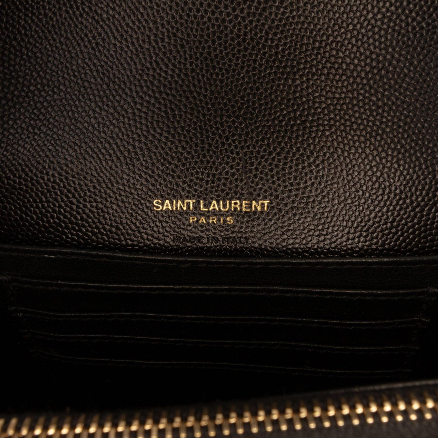 Saint Laurent Grain de Poudre Leather Kate Belt Bag