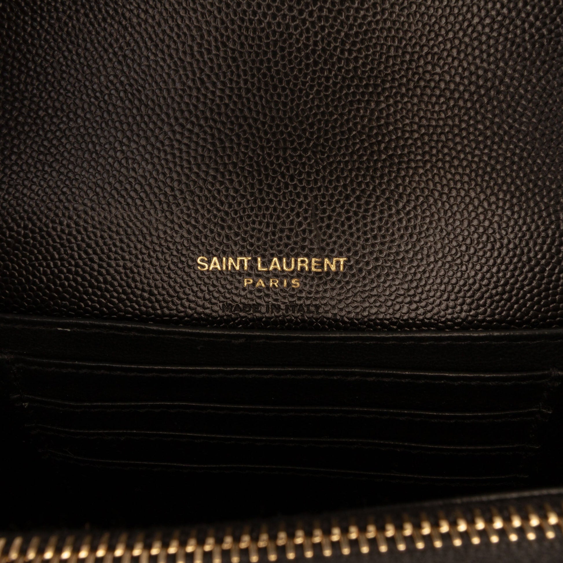 Saint Laurent Grain de Poudre Leather Kate Belt Bag