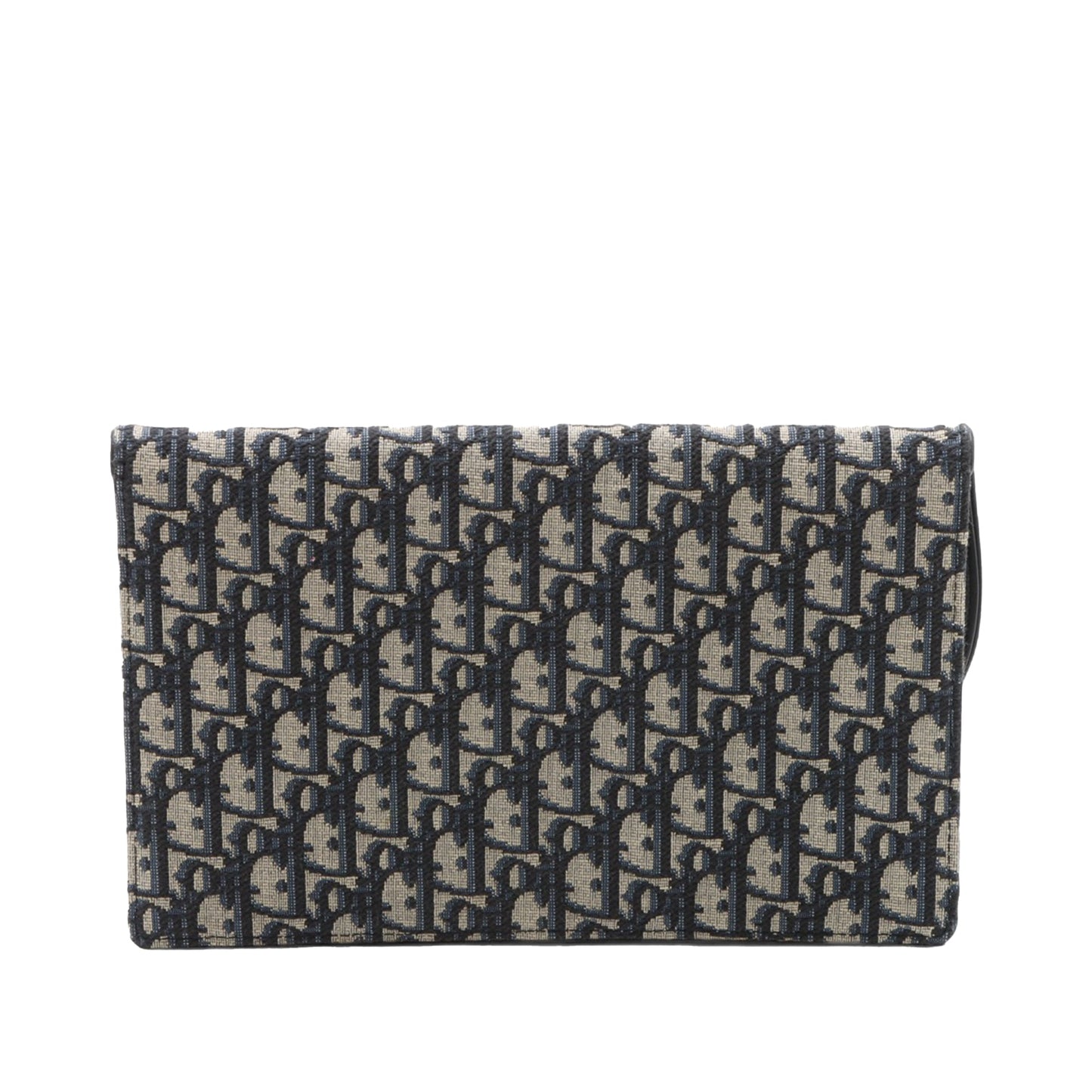 Dior Oblique Canvas Saddle Clutch