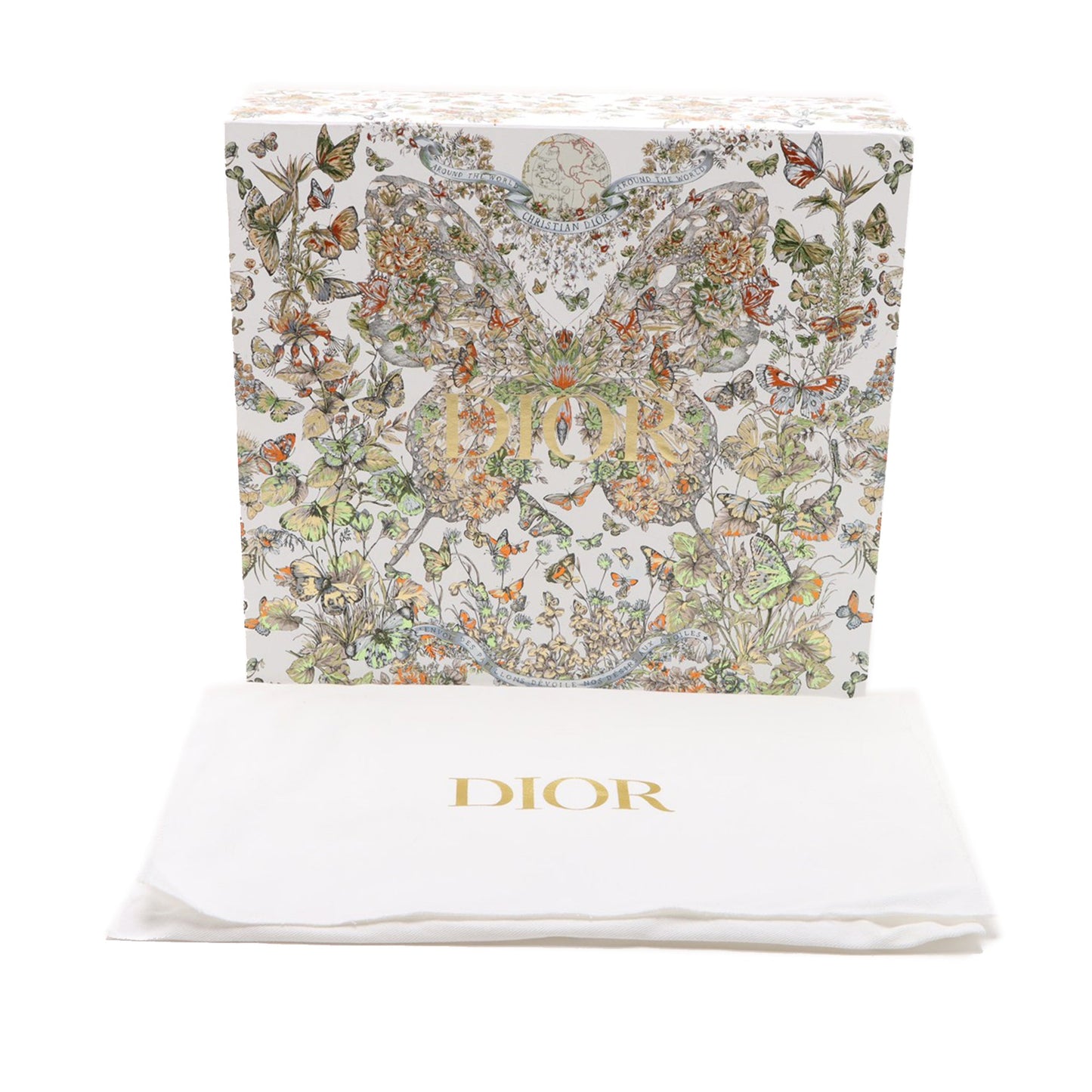 Dior Oblique Canvas Saddle Clutch