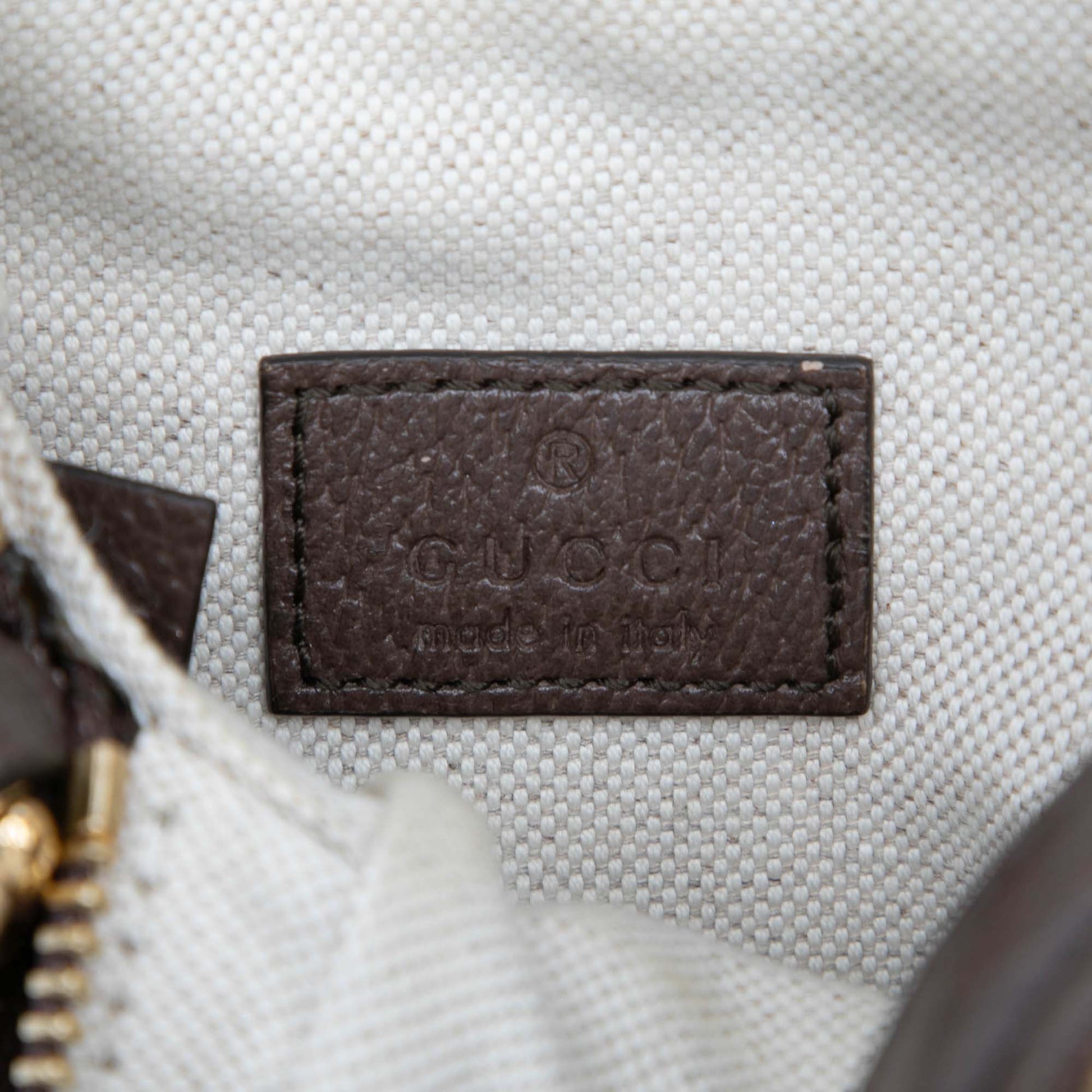 Gucci Micro Jumbo GG Canvas Web Top Handle Bag