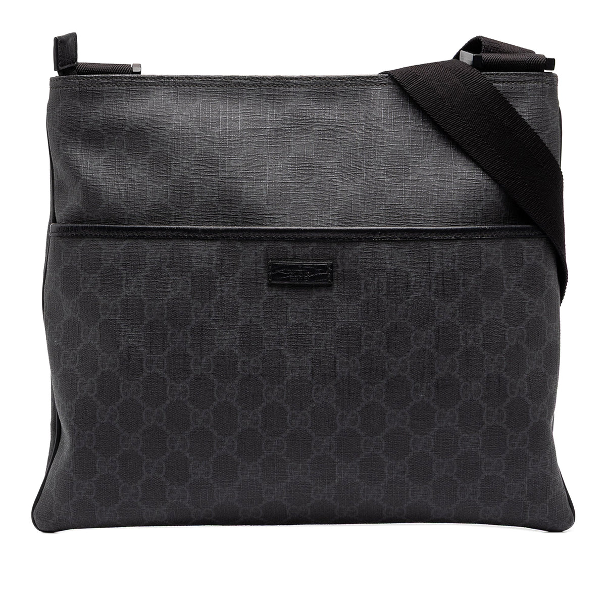 Gucci GG Supreme Crossbody — Black