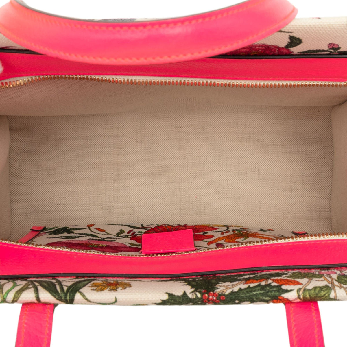 Gucci Medium Canvas Flora Satchel