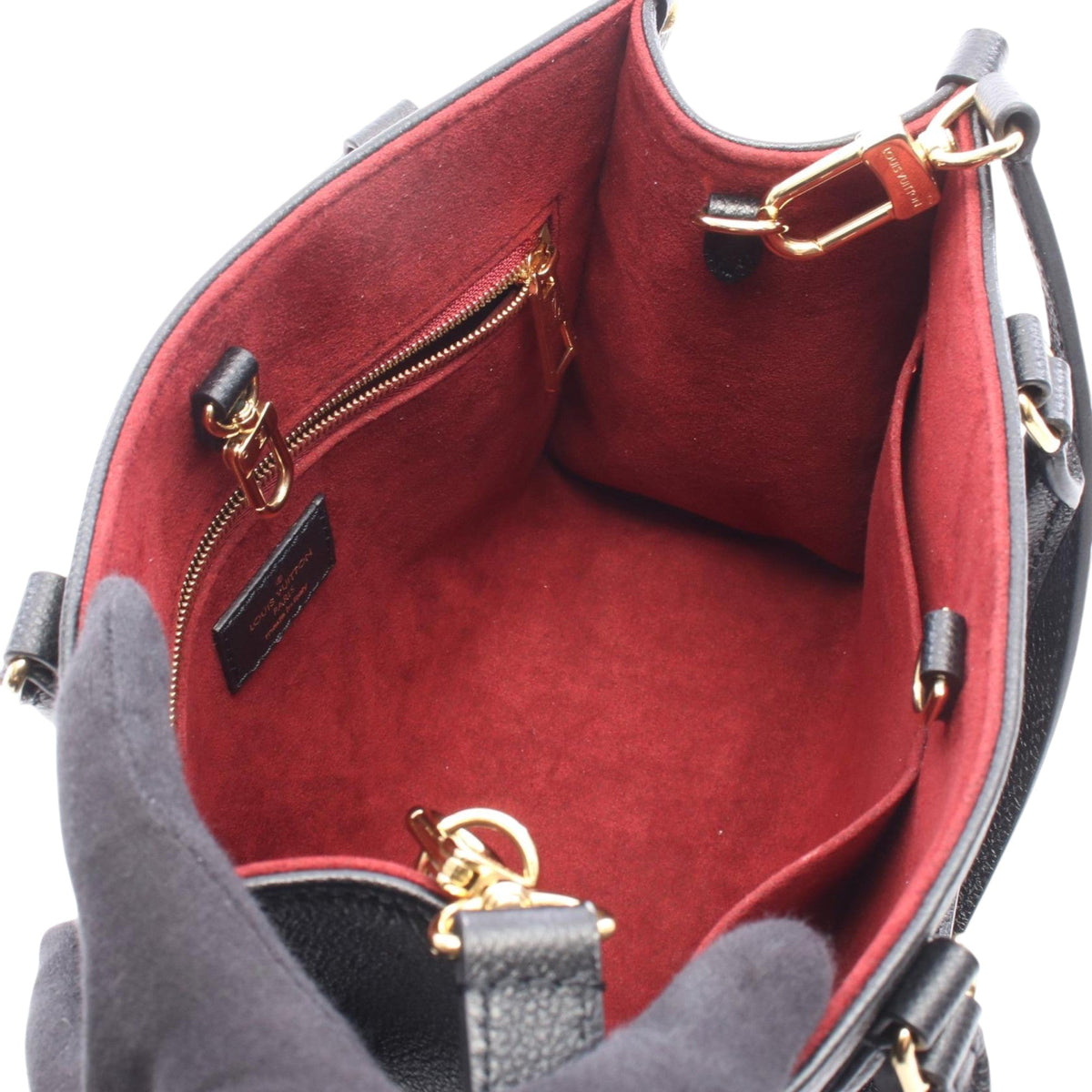 Louis Vuitton Bicolor Monogram Empreinte Giant Onthego PM — Black